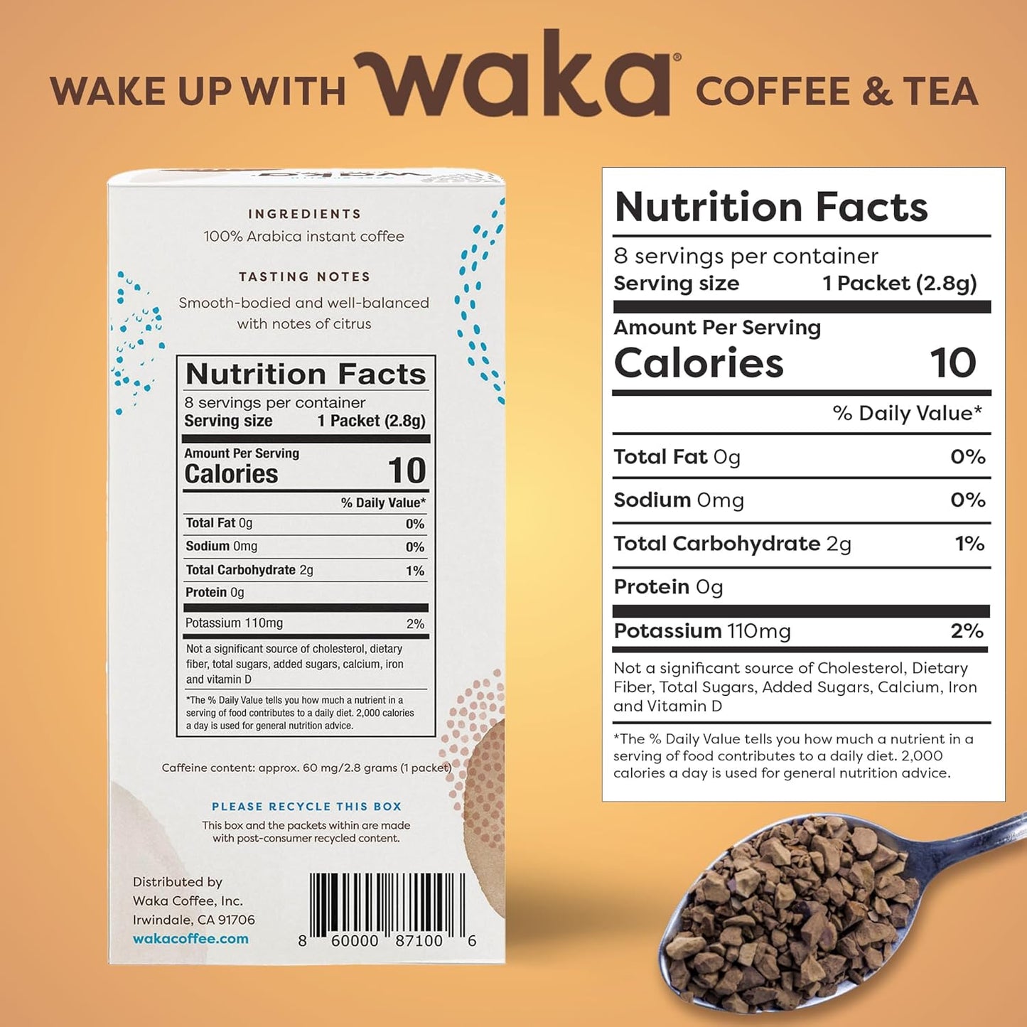 waka-coffee-instant-coffee-packets---medium-roast-100-arabica-colombian-beans---freeze-dried-granules---no-additives---single-serve-for-hot-and-iced-coffees-8-pack-5