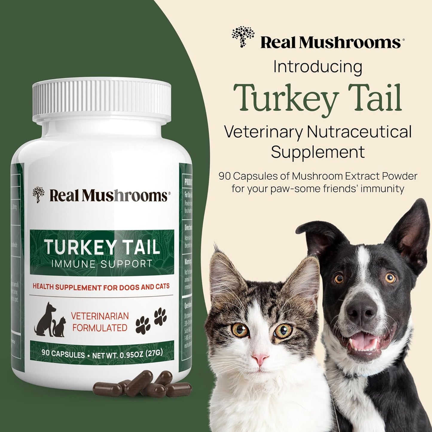 turkey-tail-pet-support---dog-immune-gut-health-multivitamins---grain-free-gluten-free-vet-approved-90ct-2