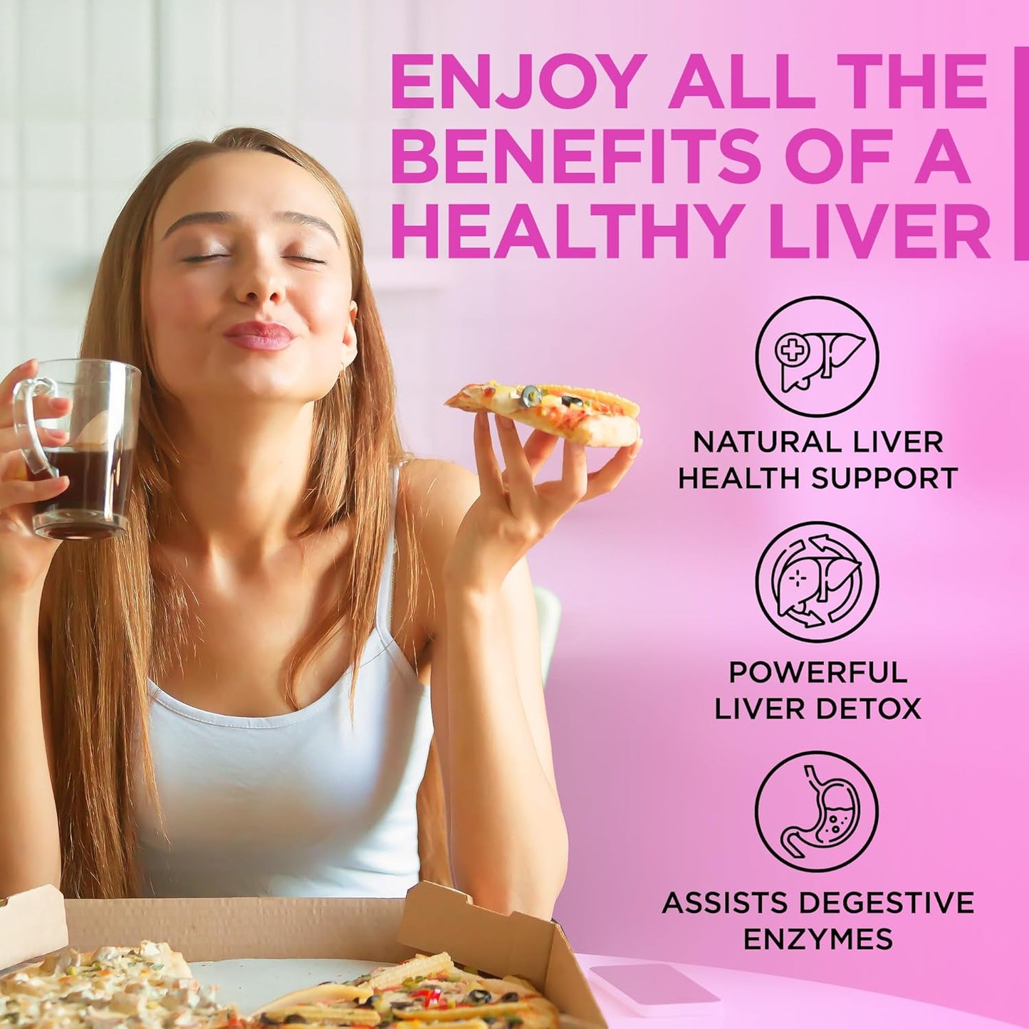 Liver Cleanse Detox & Repair Supplement with Milk Thistle, Artichoke, Choline - Herbal Complex for Liver Health - Fatty Liver Renew Formula - 90ct/1Pk - Espot.com.au