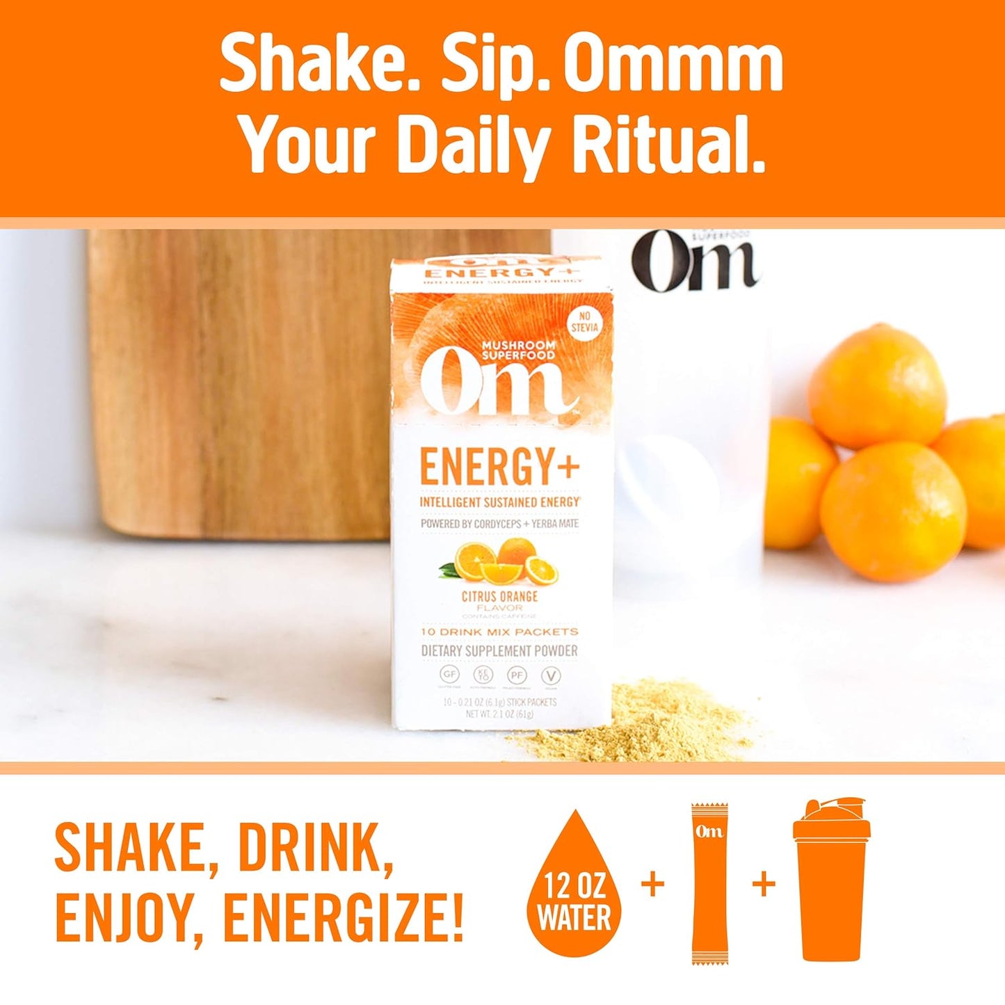 citrus-orange-mushroom-superfood-energy-drink-mix---10-pack-single-serve-with-cordyceps-yerba-mate-tumeric-vitamin-b-complex---pre-workout-immune-support-blend-5