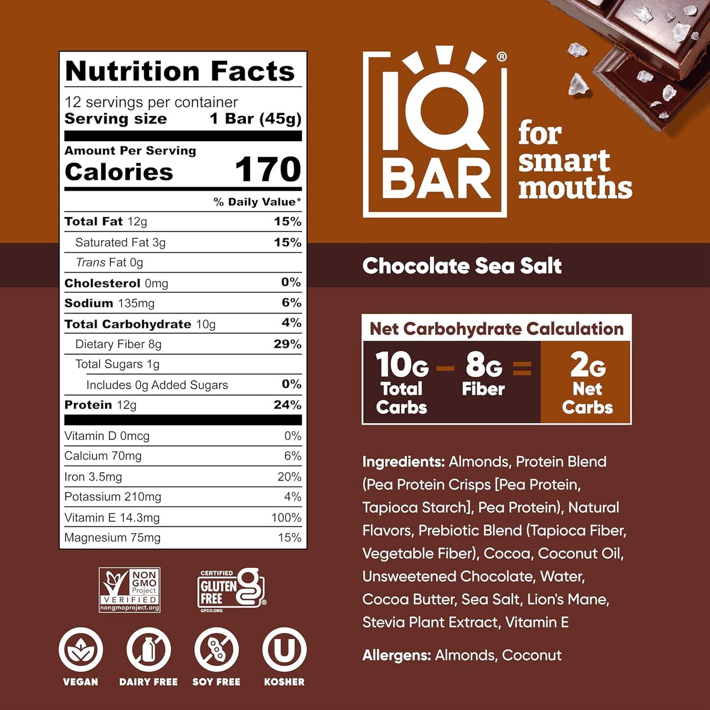 36-count-chocolate-sea-salt-iqbar-plant-protein-bars---low-carb-high-fiber-vegan-snacks---gluten-free-meal-replacement-with-low-sugar-4
