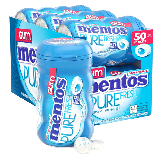 6-pack-mentos-pure-fresh-sugar-free-chewing-gum-with-xylitol-fresh-mint-flavor---50-pieces-per-bottle-1