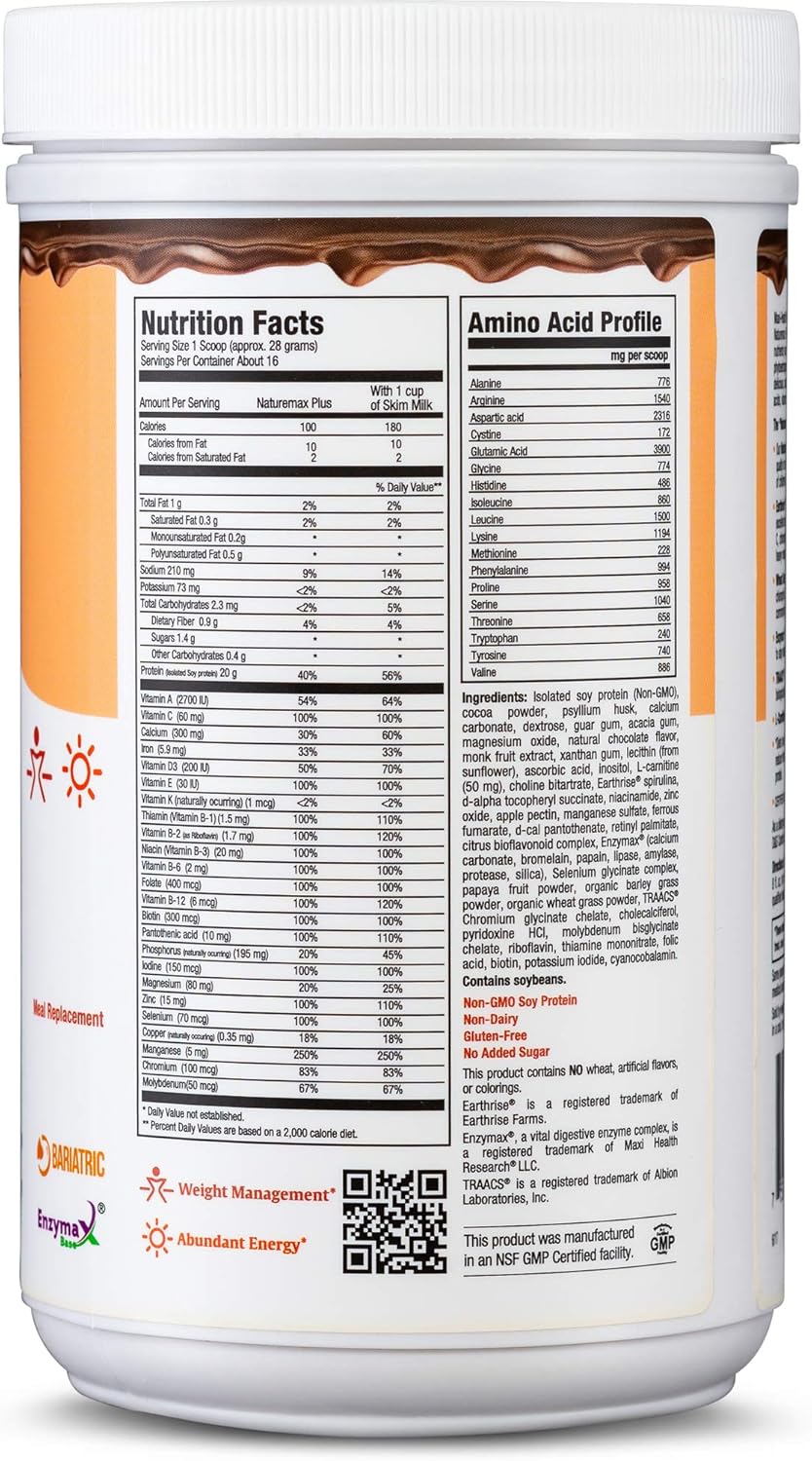 naturemax-plus-energy-support-drink-soy-protein-powder---sugar-free-diet-supplement---20g-protein---chocolate-flavor---kosher-vitamin---1lb-2