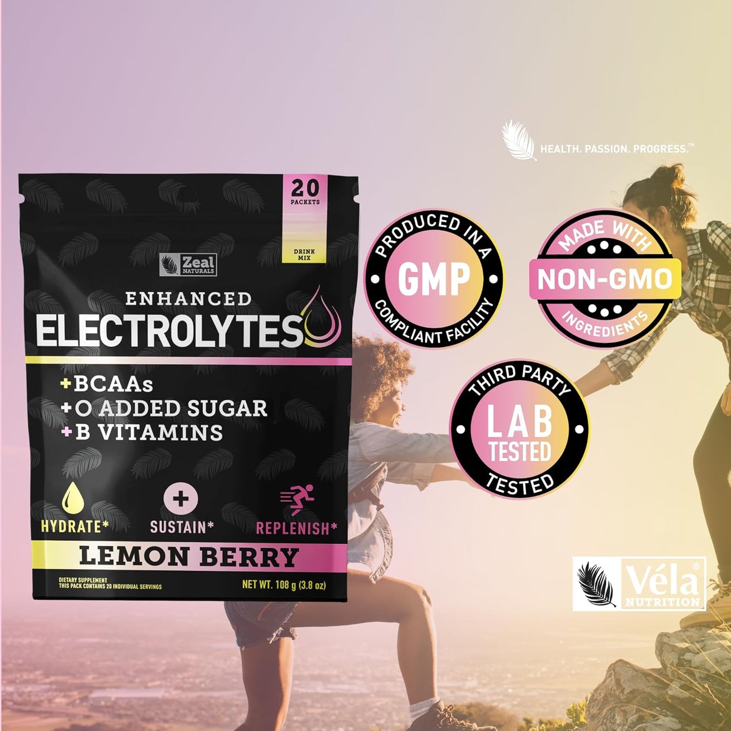 zeal-naturals-lemon-berry-electrolyte-powder-packets---20-packets-with-bcaas-b-vitamins-potassium-zinc-magnesium-for-hydration---sugar-free-keto-electrolyte-supplement-7