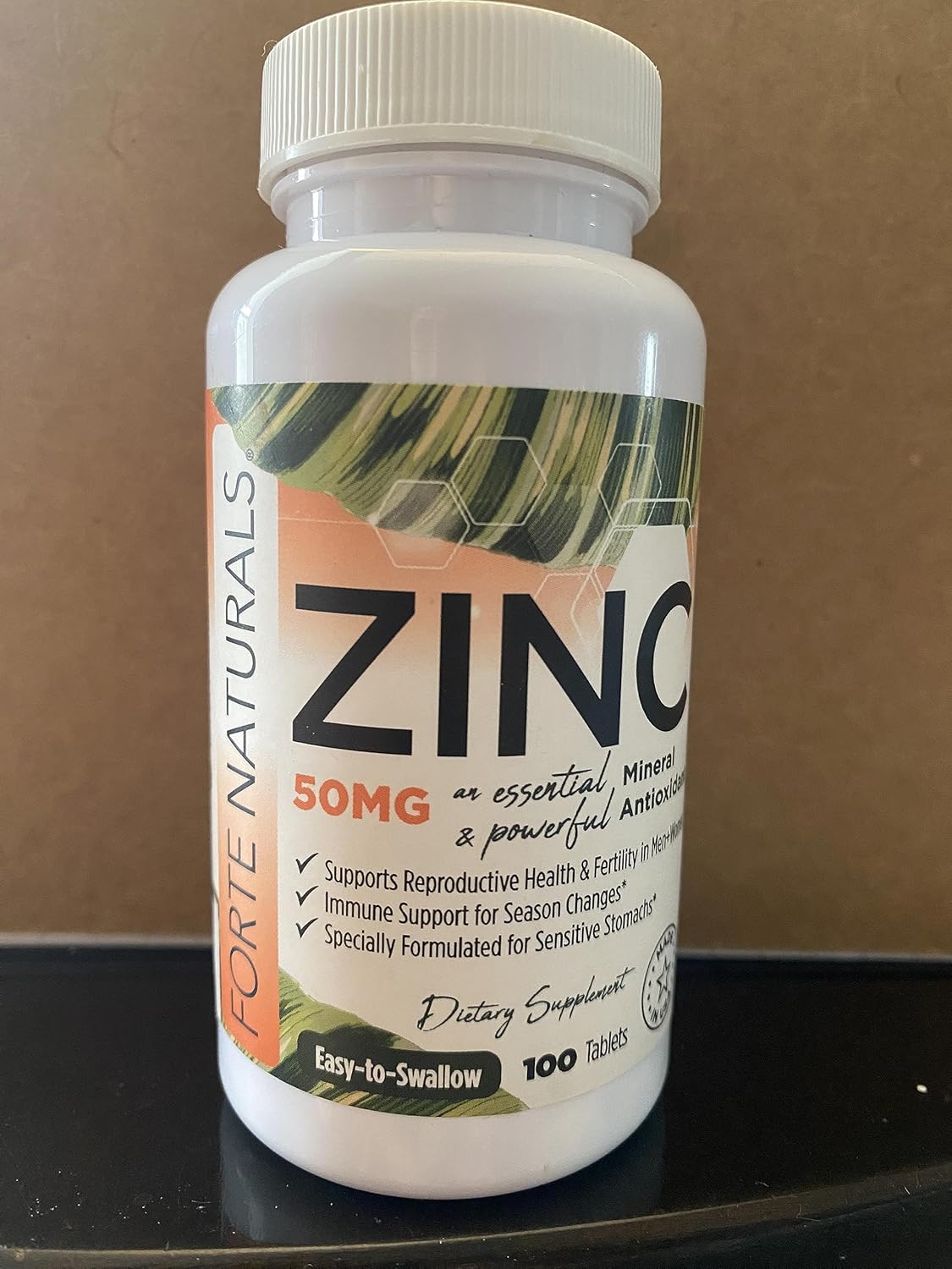 forte-naturals-50mg-zinc-supplements-100-tablets---sensitive-stomach-formula-daily-vegan-vitamins-for-adults-non-gmo-easy-to-swallow-tablets-10