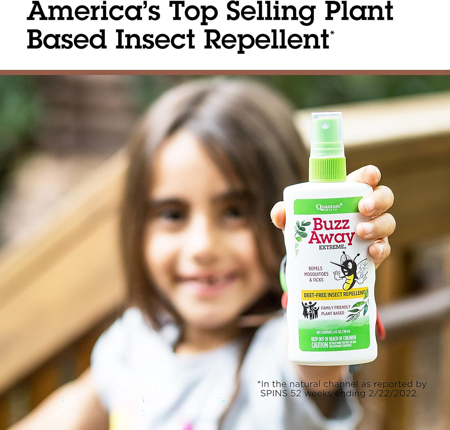 DEET-Free Insect Repellent Spray | Repels Mosquitos & Ticks | Essential Oils Blend | Safe for Kids | 2 oz - Espot.com.au