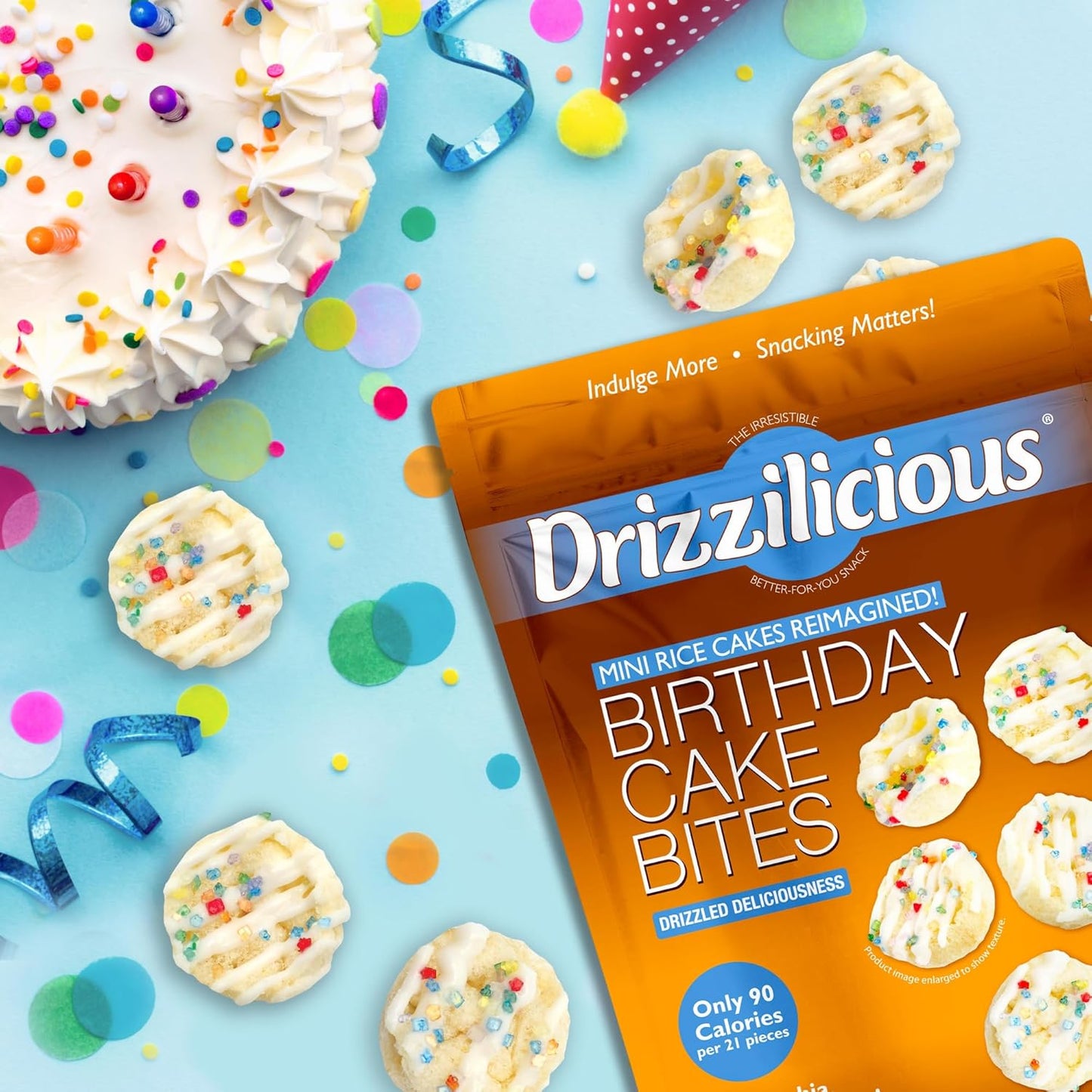birthday-cake-flavored-drizzilicious-mini-rice-cakes---healthy-vegan-snack-gluten-free-allergen-free-low-calorie---4oz-pack-of-6-5