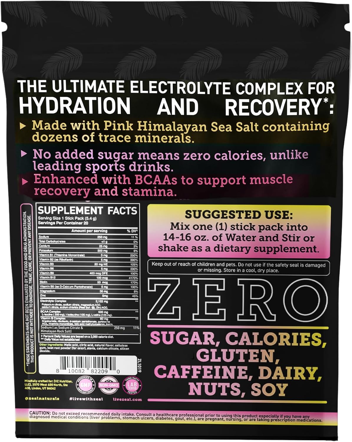 zeal-naturals-lemon-berry-electrolyte-powder-packets---20-packets-with-bcaas-b-vitamins-potassium-zinc-magnesium-for-hydration---sugar-free-keto-electrolyte-supplement-3