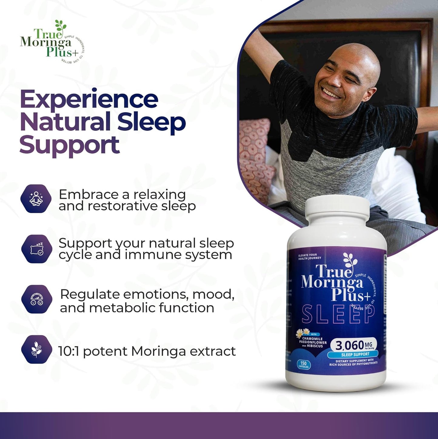 organic-moringa-sleep-support-supplement-with-chamomile-passion-flower-valerian-root-hibiscus---natural-aid-for-relaxation---150-capsules-20000mg-3
