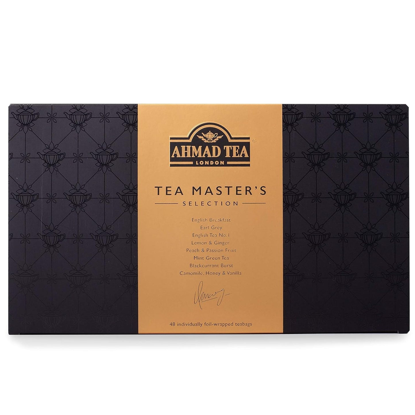 ahmad-tea-masters-selection-gray-gift-box---variety-of-8-black-green-and-herbal-teas---48-teabags---caffeinated-decaffeinated-sugar-free-6