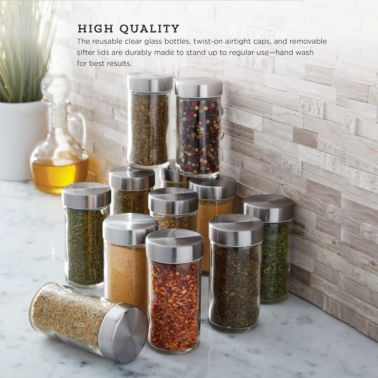 set-of-12-kamenstein-clear-3-oz-jars-with-stainless-steel-shaker-lids-and-airtight-caps-for-reusable-storage-4