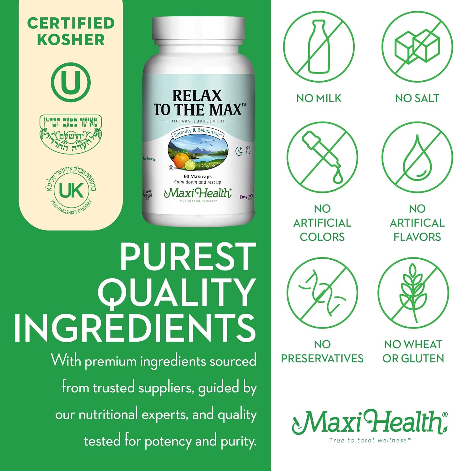 60-count-maxi-health-stress-relief-formula-capsules-with-vitamin-c-calcium-l-theanine-l-taurine-amino-acids---natural-calming-supplements-for-relaxation-6