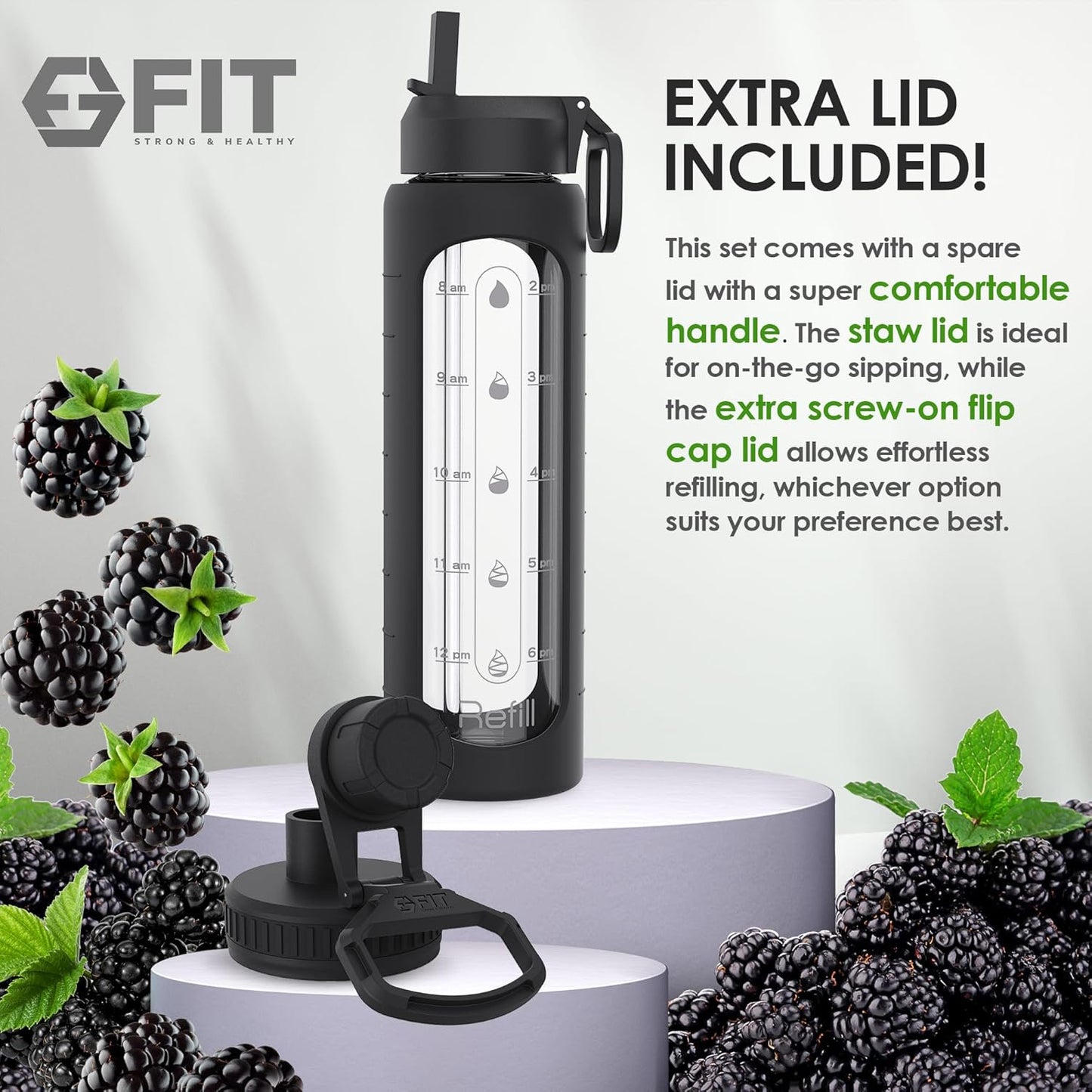 32-oz-glass-meal-prep-containers-with-black-lids-4-pack-glass-water-bottle-set---fit-healthy-bundle-9