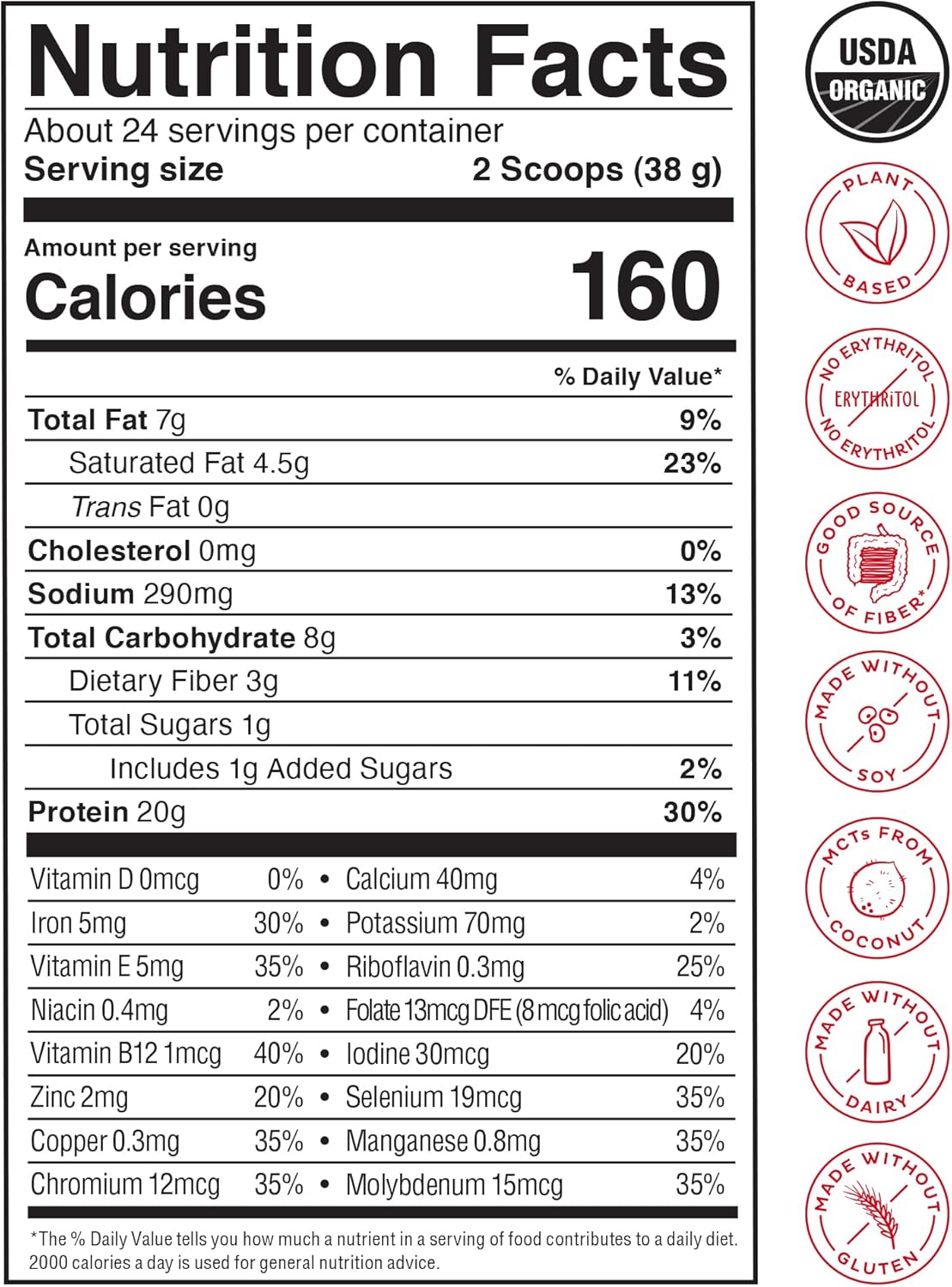 organic-strawberry-dream-plant-protein-powder---vegan-superfood-blend-for-women-men---rich-in-vitamins-minerals---dairy-soy-gluten-free---24-servings-3