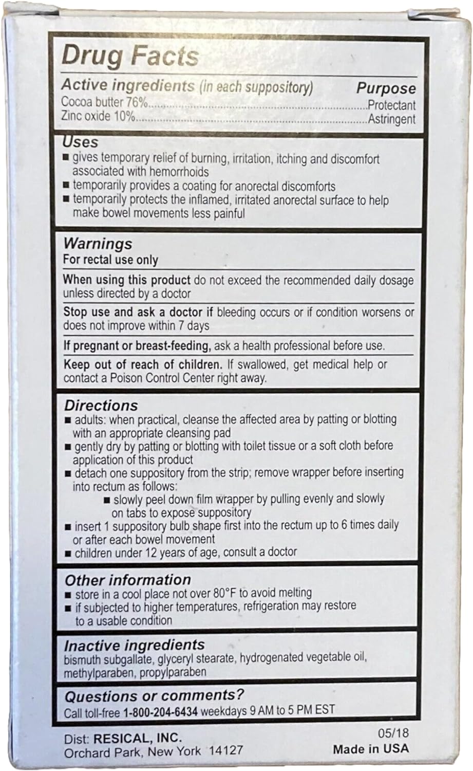 calmol-4-hemorrhoidal-suppositories---24-count---soothing-relief-for-hemorrhoids-2