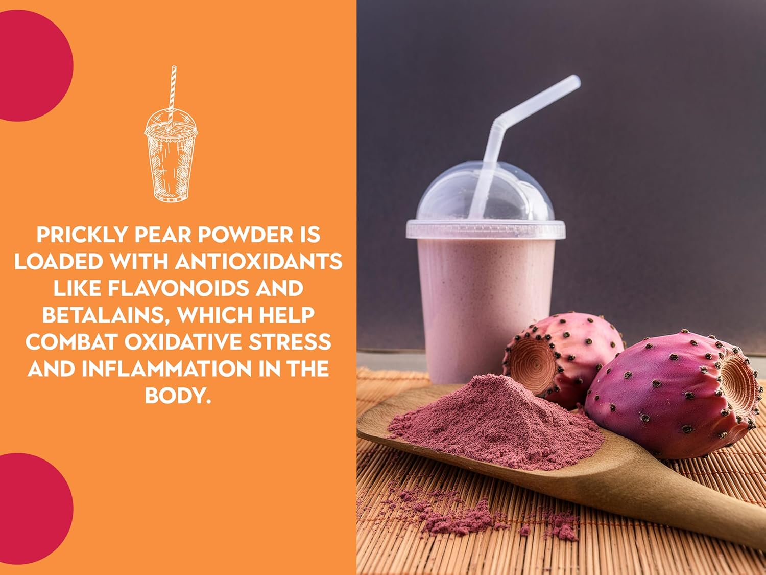 freeze-dried-prickly-pear-powder---all-natural-cocktail-mix-smoothie-tea-mix---105-oz-75-servings---ideal-stocking-stuffers-7