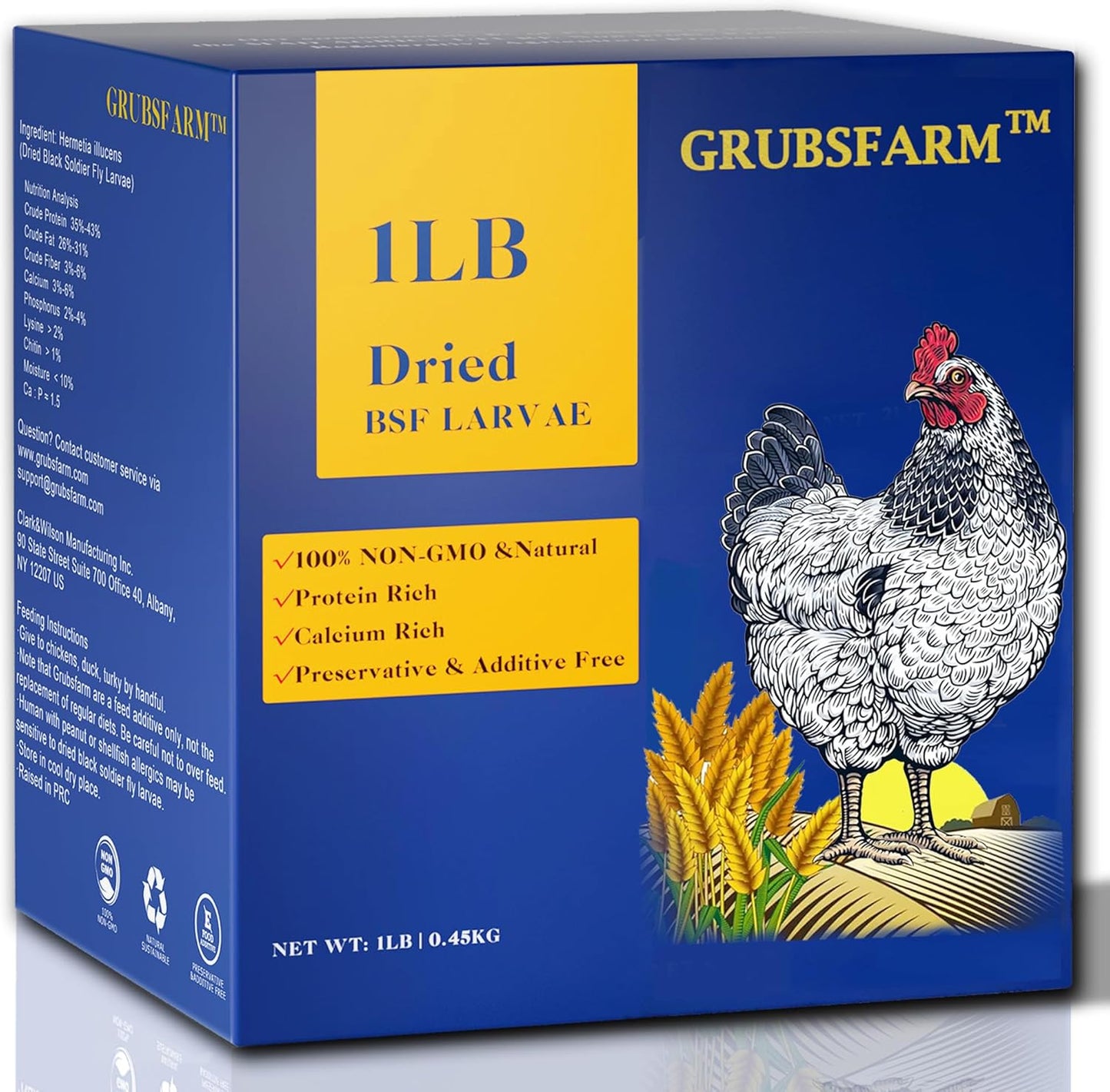 premium-dried-black-soldier-fly-larvae-for-chickens-1lb---high-calcium-supplement-for-molting-laying-hens---non-gmo-bsf-larvae-treats---superior-to-mealworms-1