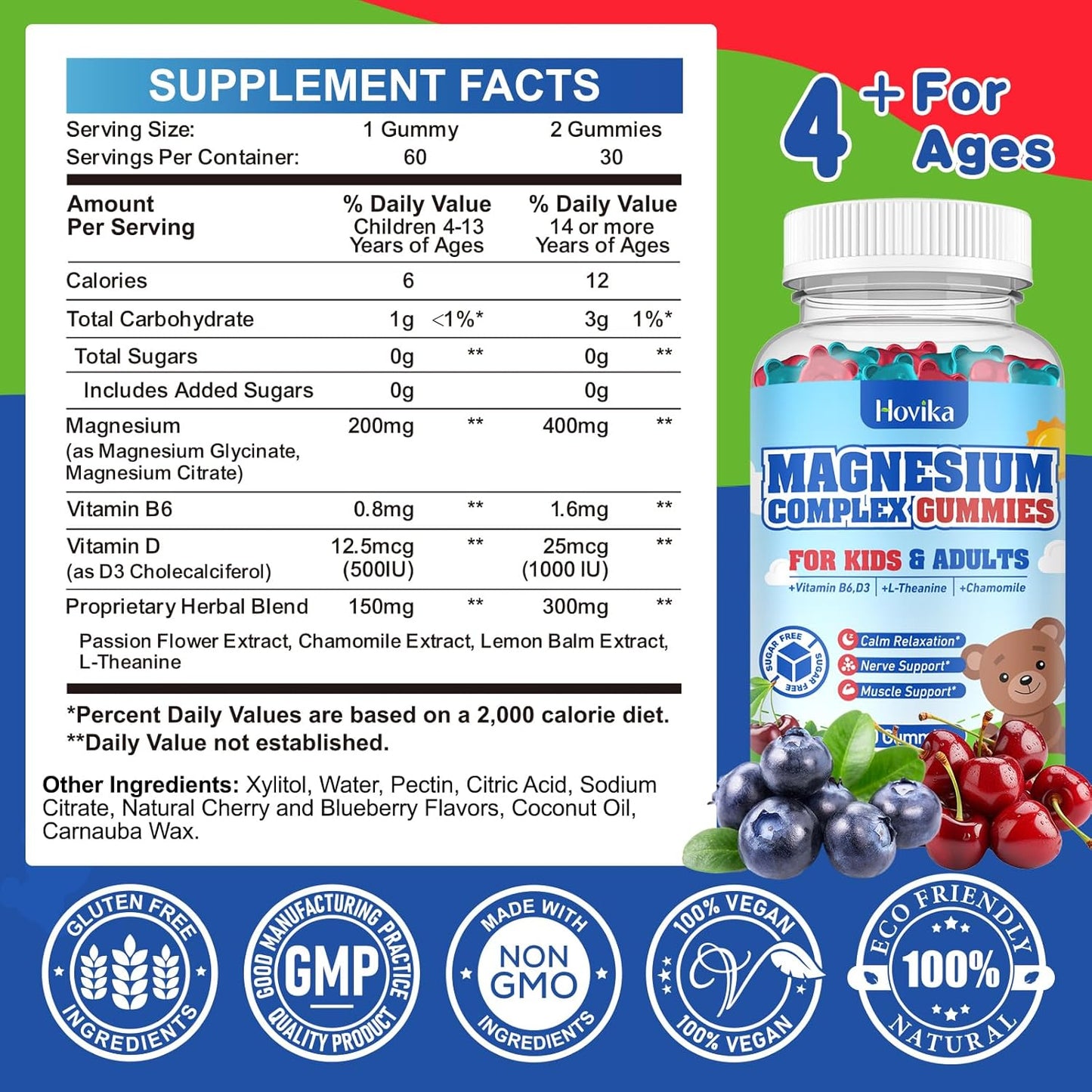 sugar-free-kids-magnesium-gummies-with-vitamin-b6-d3-passion-flower-l-theanine---chewable-calm-supplement-for-sleep-mood-relaxation---60-chews-7