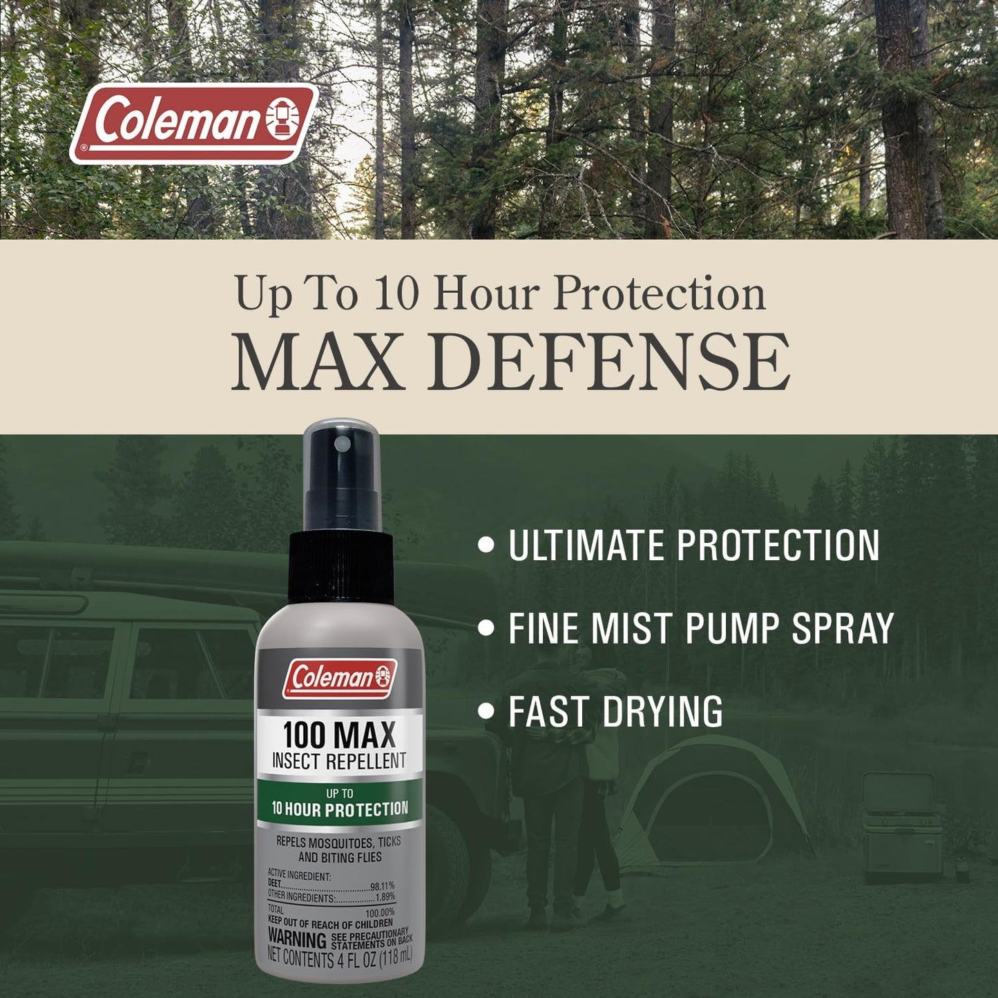 coleman-100-deet-insect-repellent-pump-spray---4oz---protection-against-ticks-mosquitoes-chiggers-gnats-fleas-and-flies---ideal-for-camping-and-hiking-2