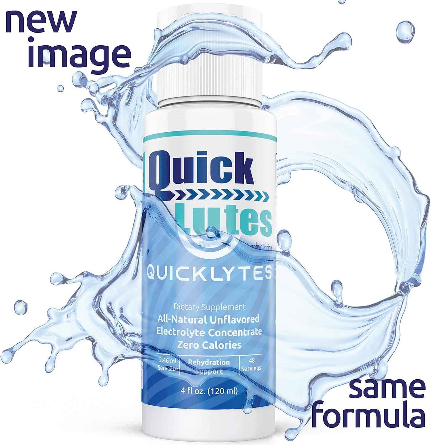 Rapid Hydration Electrolyte Supplement - No Calorie, No Sugar - Potassium, Magnesium, Sodium - Leg Cramp Relief - 48 Servings