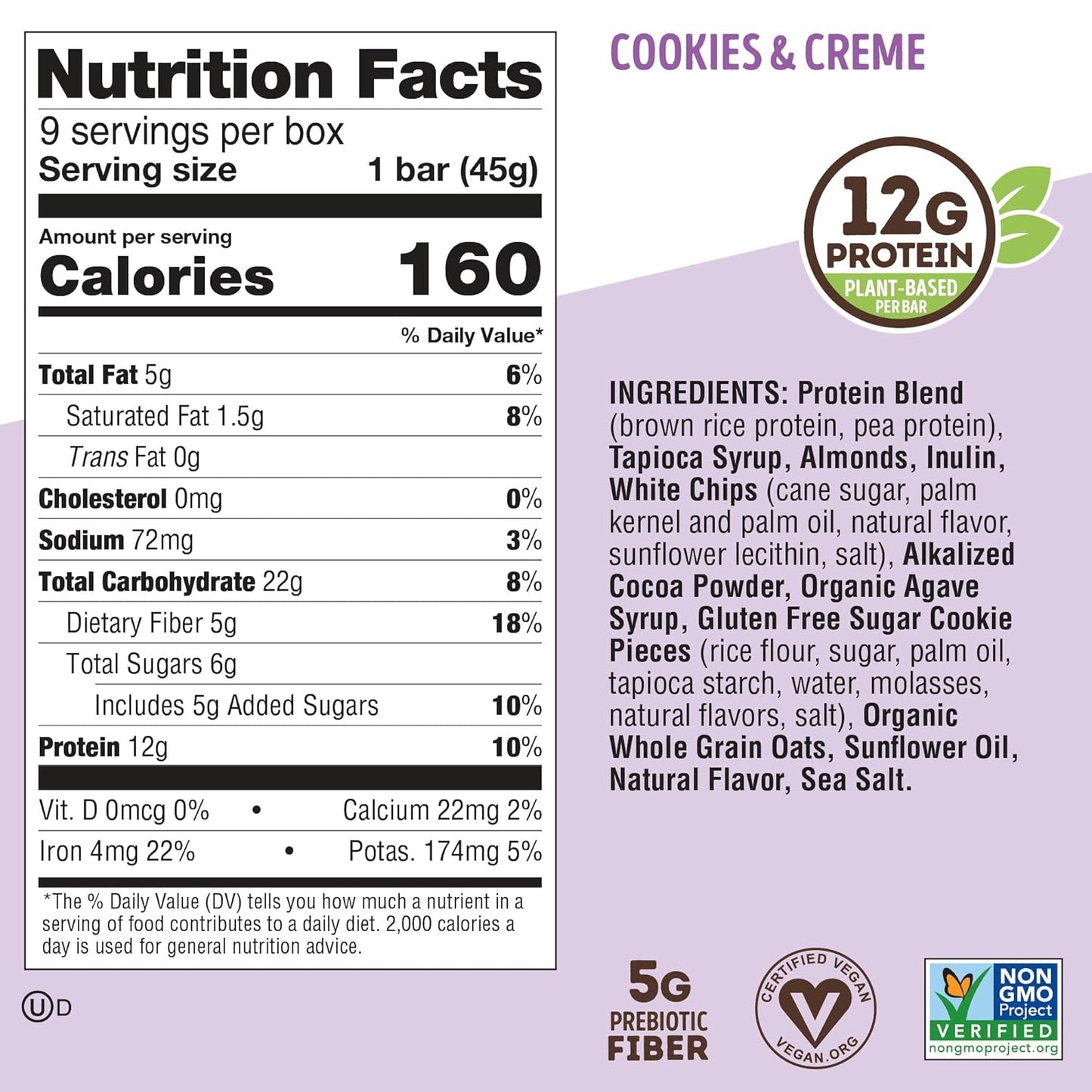 lenny-larrys-cookies-creme-vegan-protein-bars---9-pack-of-45g-healthy-snacks-with-12g-plant-protein-5g-fiber---gluten-free-keto-friendly-non-gmo-vegan-power-bar-5