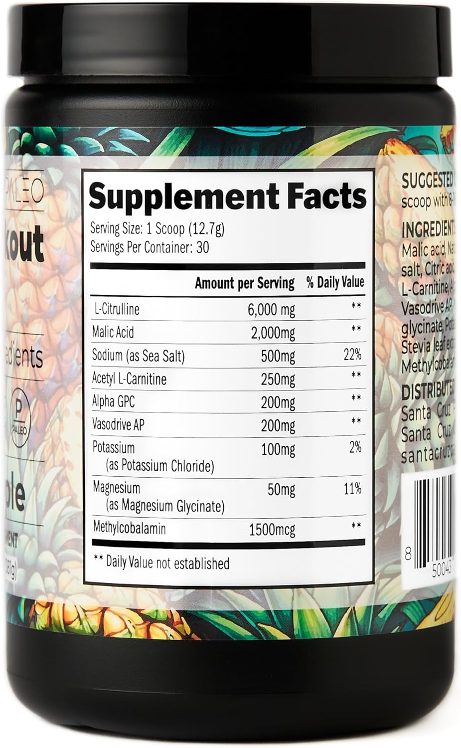 santa-cruz-paleo-pineapple-pre-workout-powder-with-electrolytes---keto-caffeine-sugar-free-drink-mix-for-energy-hydration---30-servings-5