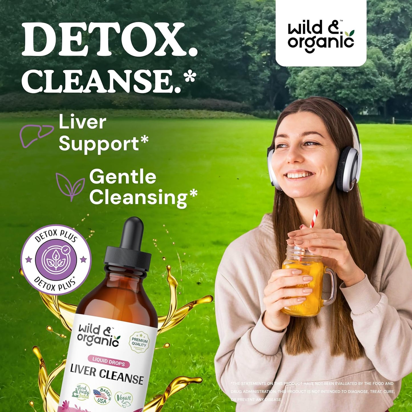 Organic Milk Thistle and Liver Cleanse Tincture Bundle - 4 fl oz Each - Espot.com.au
