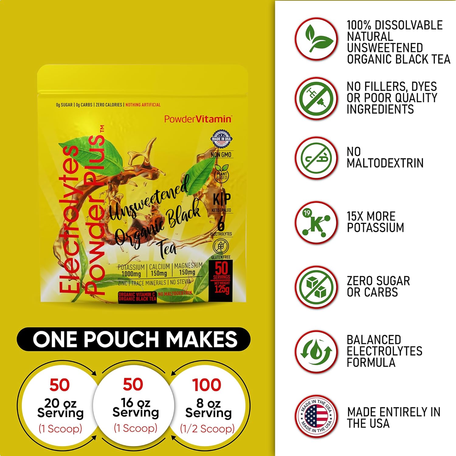 50-servings-powder-vitamin-electrolytes-unsweetened-black-tea-powder-with-pink-himalayan-salt-keto-friendly-hydration-powder---sugar-free-1000mg-potassium-150mg-calcium-150mg-magnesium---no-stevia-2