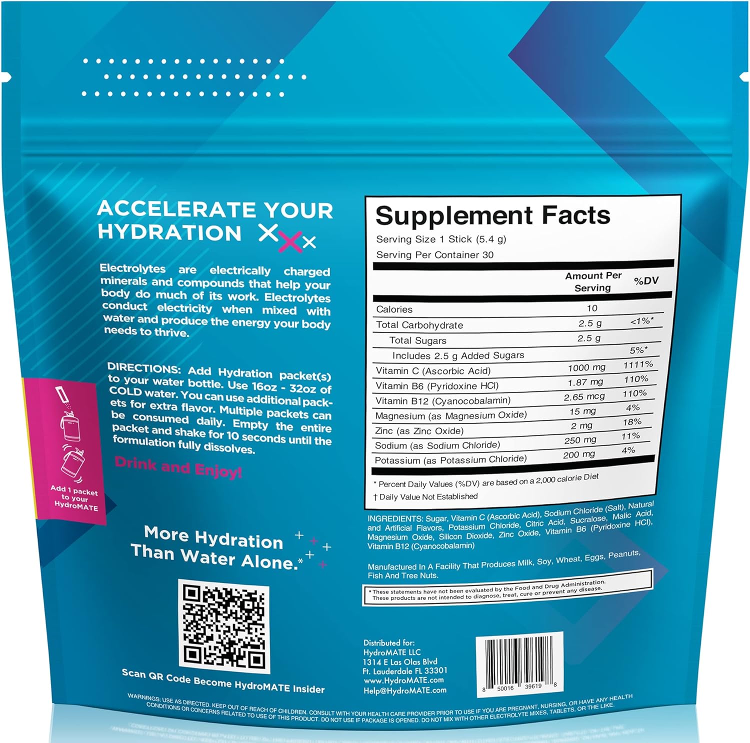 hydromate-electrolyte-powder-packets---30-count-fruit-punch-flavor-with-vitamin-c-for-fast-hydration-energy-boost---low-sugar-formula-for-quick-party-recovery-4