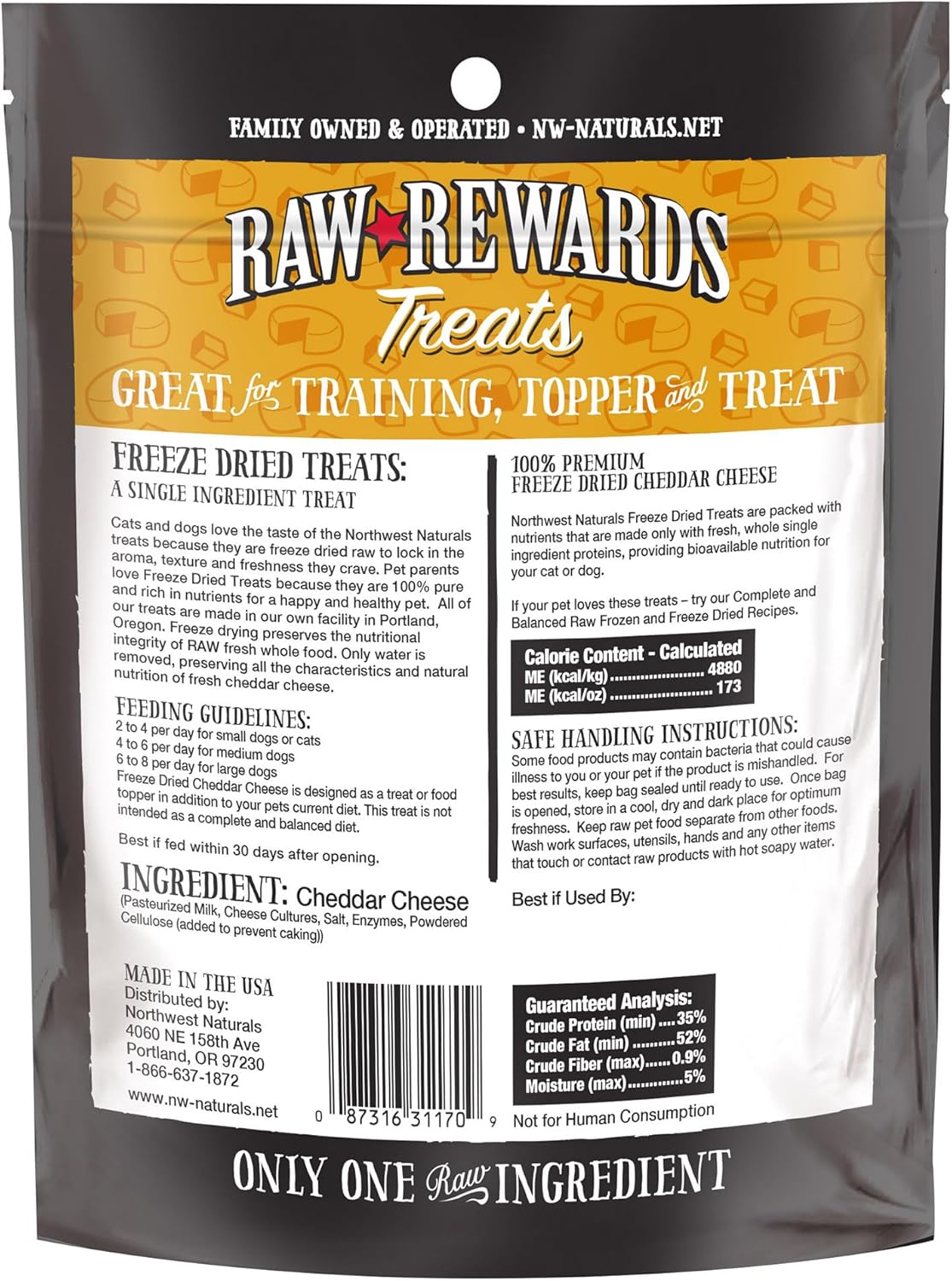 freeze-dried-cheddar-cheese-treats-for-dogs-and-cats---bite-sized-healthy-snacks---natural-human-grade-ingredients---6-oz-pack-of-3-7