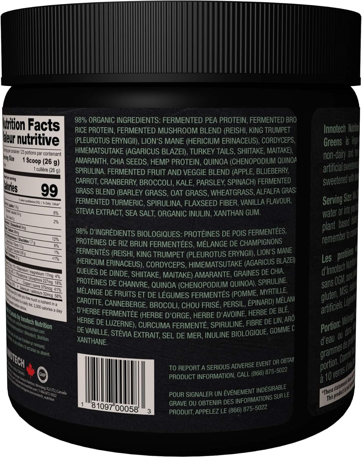 innotech-nutrition-solutions-fermented-plant-protein-greens-vanilla---lightly-sweetened-600g---organic-vegan-protein-powder-5