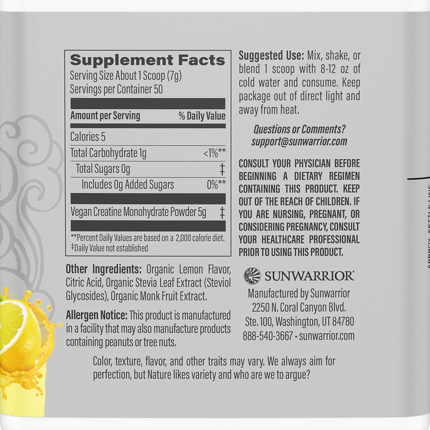 sunwarrior-creatine-monohydrate-powder-electrolyte-blend-combo-pack---lemonade-coconut-berry-flavors-50-servings-30-servings-2