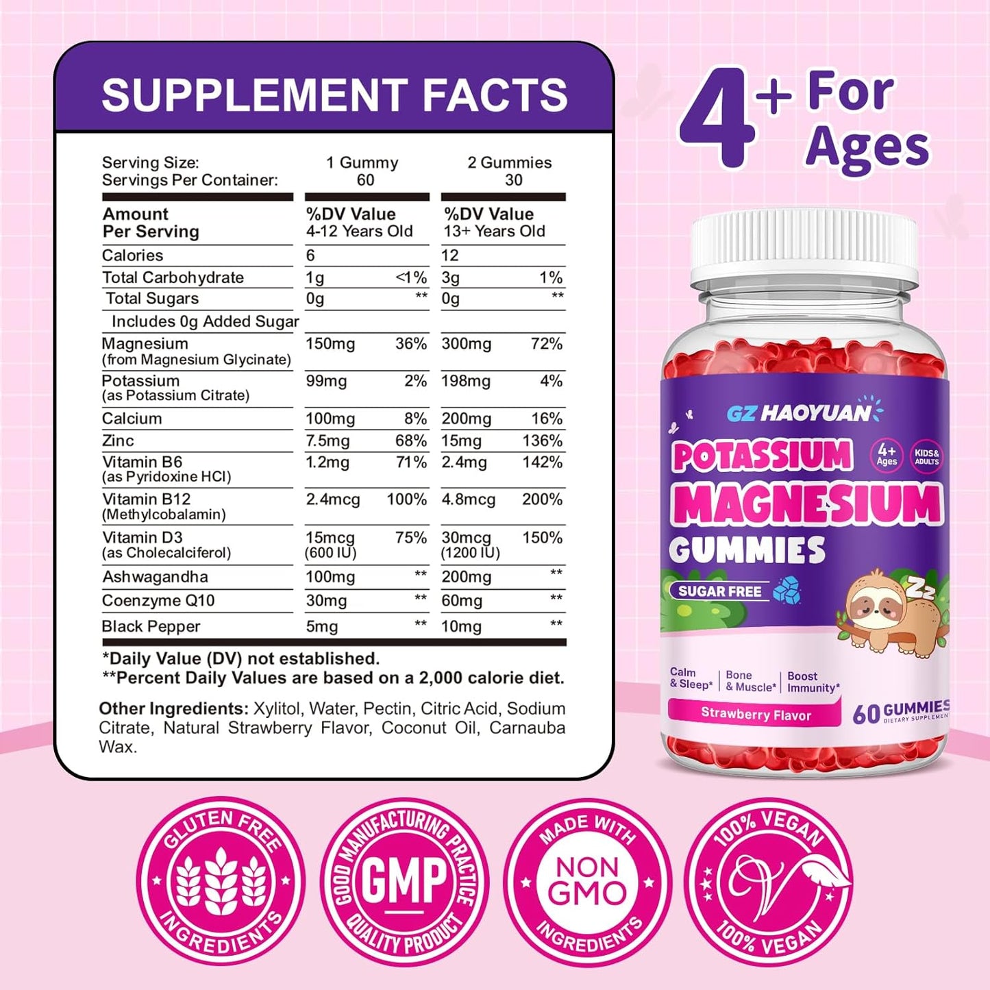 vegan-magnesium-gummies-with-potassium-calcium-zinc-vitamin-d3-b6-ashwagandha-for-relaxation-and-sleep---strawberry-flavored-gummies-for-kids-adults---60ct-7