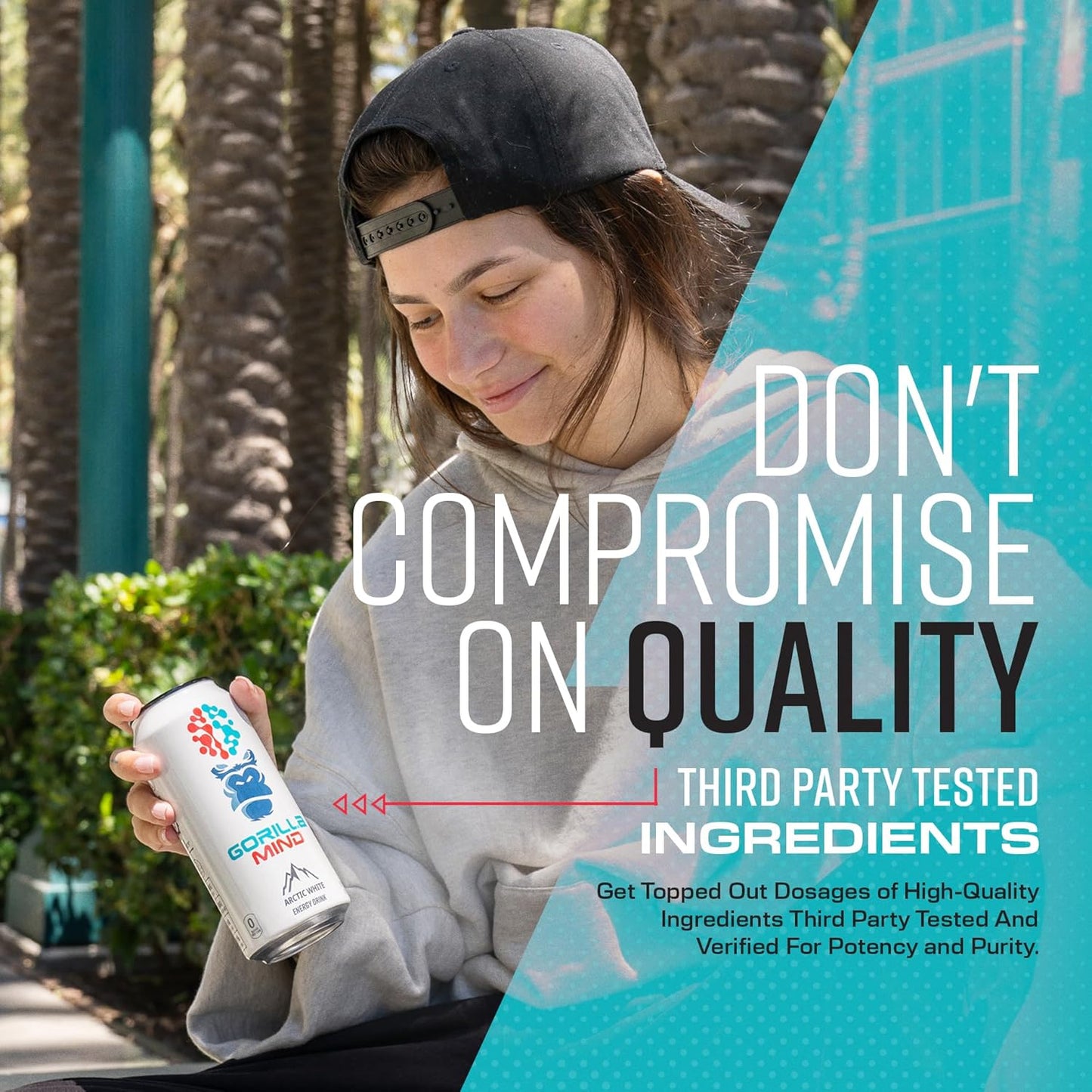 strawberry-candy-gorilla-mind-energy-drink---12-pack-16oz-boost-energy-and-focus-with-n-acetyl-l-tyrosine-alpha-gpc-200mg-caffeine-uridine-saffron-no-sugar-or-artificial-colors-6
