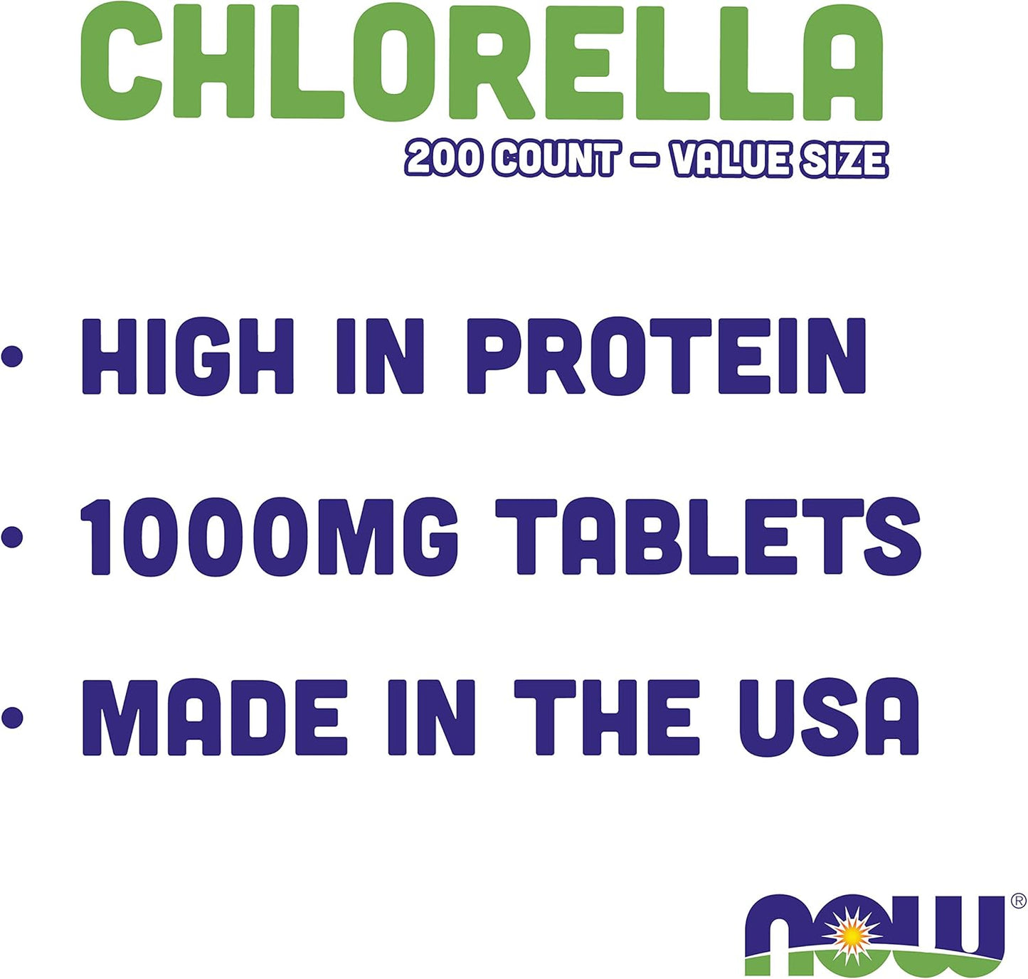 now-chlorella-1000mg-tablets---400-count---natural-chlorophyll-beta-carotene---non-gmo-vegan---green-superfood-supplement-4