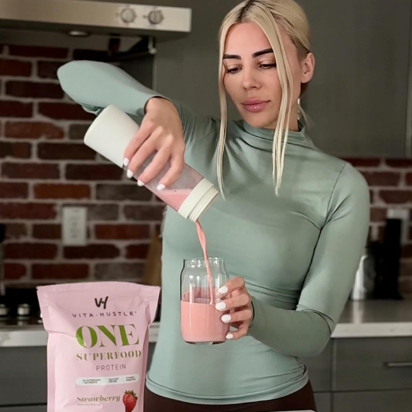 vitahustle-one-strawberry-superfood-shake-plant-based-protein-powder-with-86-superfoods-vitamins-minerals-ashwagandha-adaptogens---15-servings-vegan-founded-by-kevin-hart-7