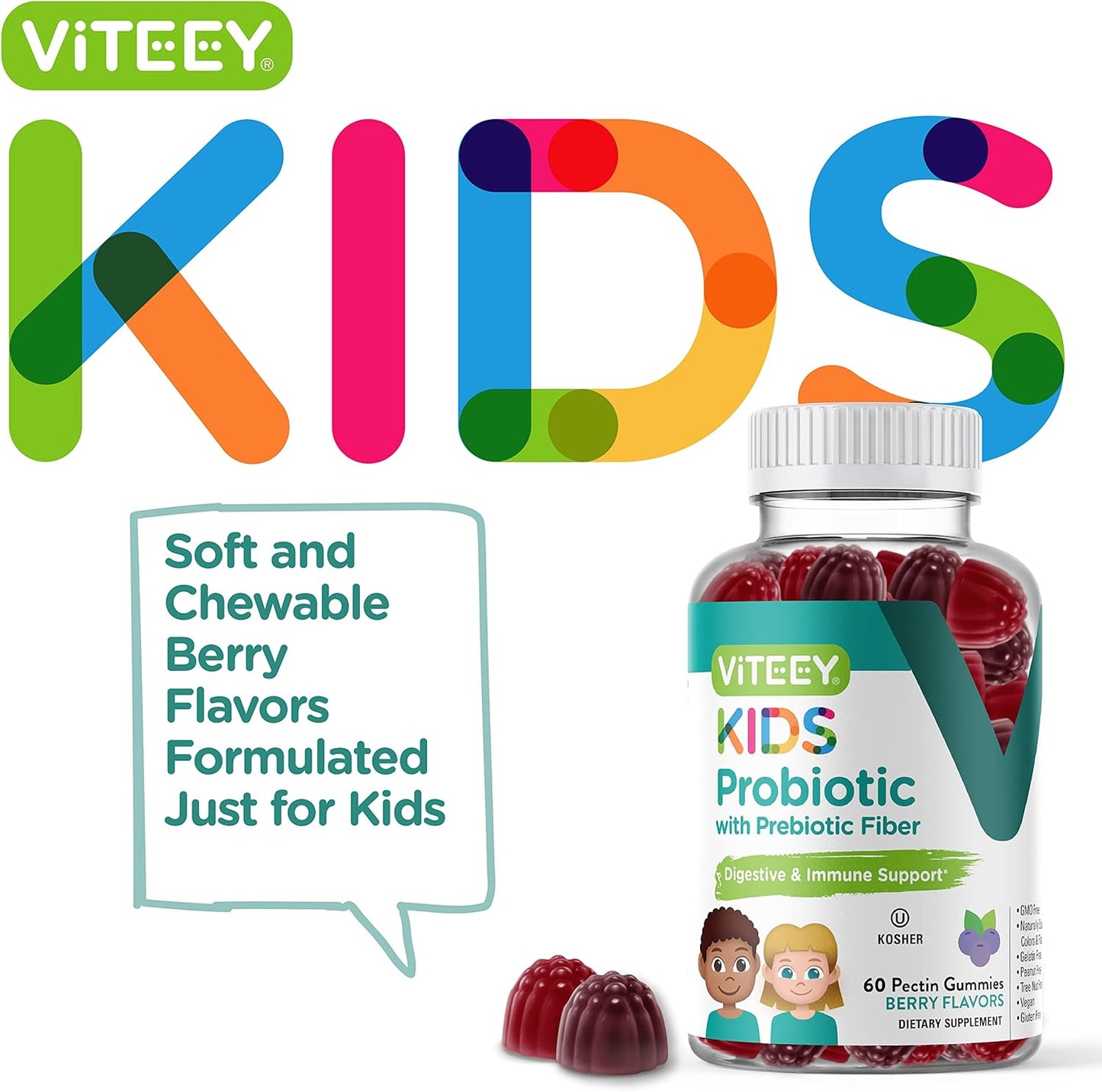 kids-probiotic-gummies-with-prebiotics-fiber---2-billion-cfus---digestive-gut-health-support---vegan-berry-flavored-chewables-2