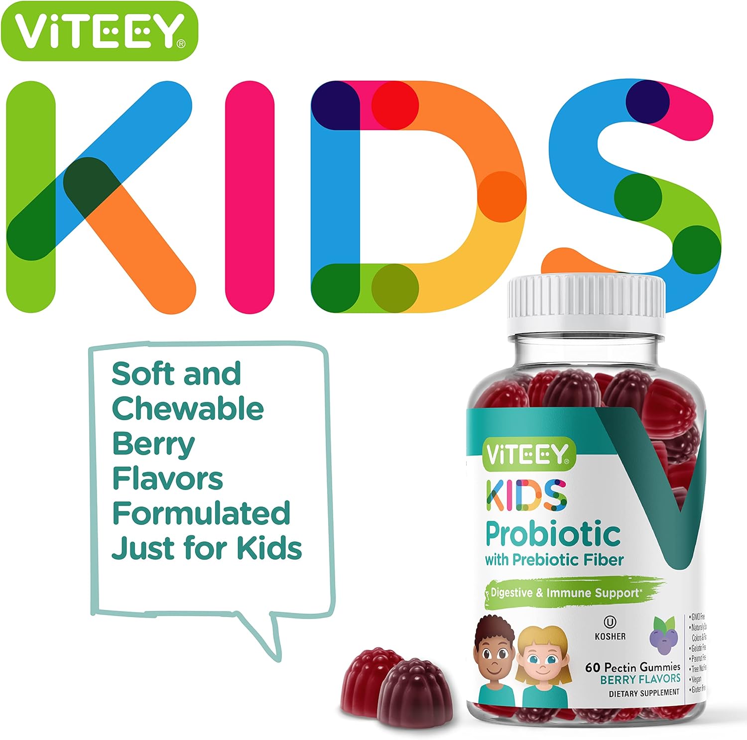 kids-probiotic-gummies-with-prebiotics-fiber---2-billion-cfus---digestive-gut-health-support---vegan-berry-flavored-chewables-2