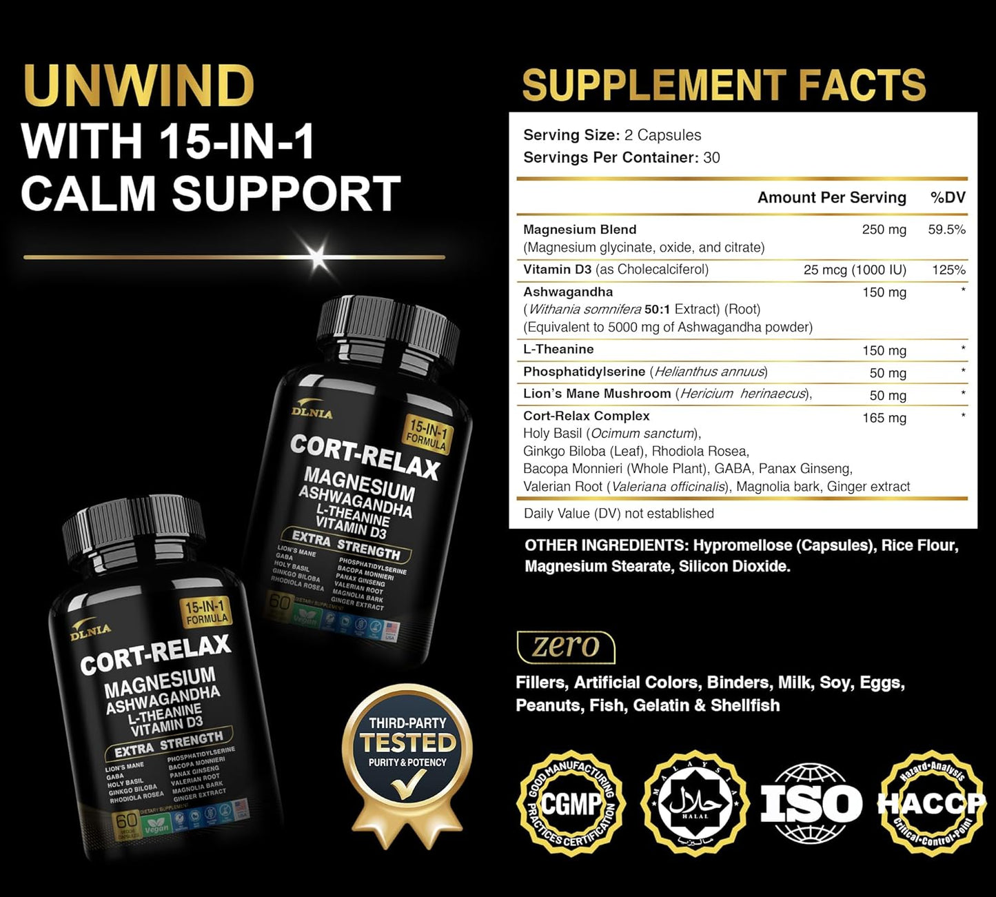 Shilajit Ashwagandha Gummies and Magnesium Calm Supplement Bundle - Natural Stress Relief and Relaxation Combination - Espot.com.au