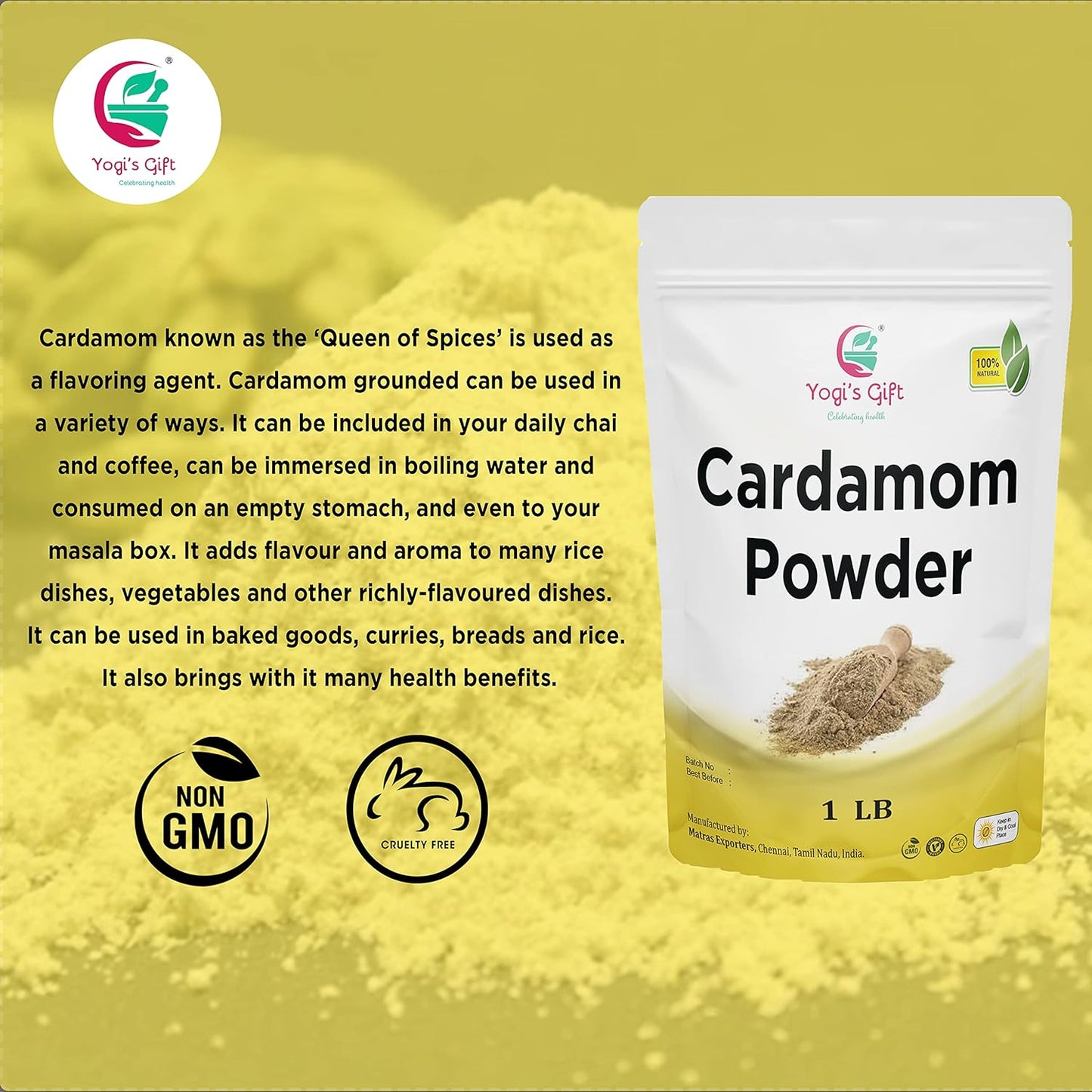 ground-cardamom-powder-1-lb---fresh-and-aromatic-spice-for-baking-coffee-tea-and-curries---bulk-ground-cardamom-for-sale-by-yogis-gift-3