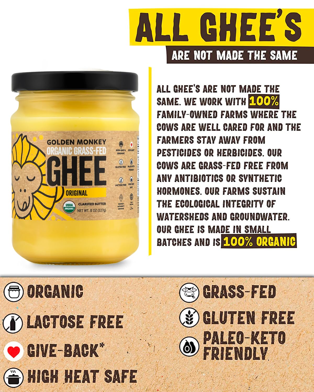 organic-grass-fed-ghee-butter-for-energy-gut-health-and-immune-support---golden-monkey-clarified-butter-for-cooking-baking-and-spreading---8oz-jar-5