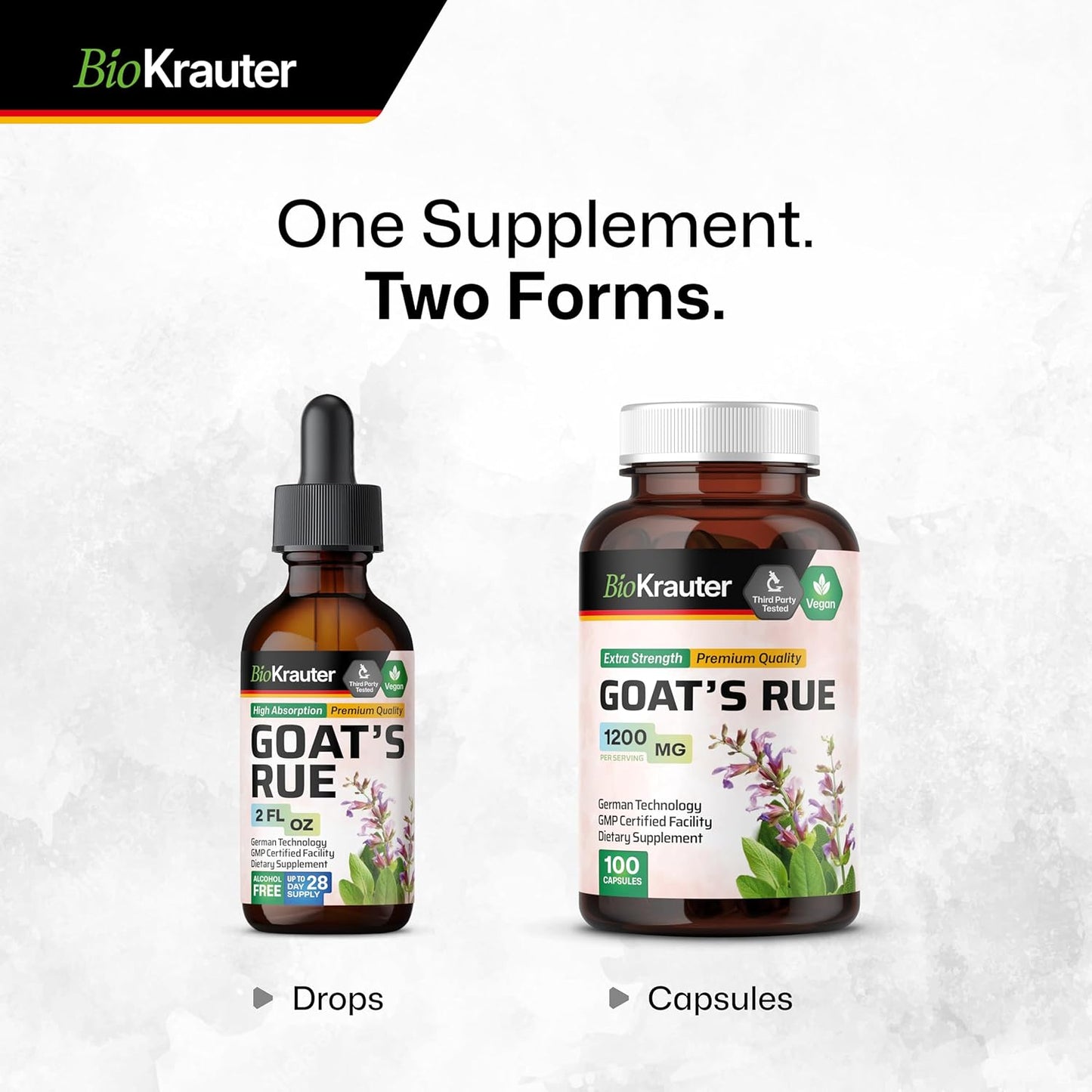 Goats Rue Lactation Supplement Tincture - Vegan, Alcohol & Sugar Free - 2 Fl.Oz. - Espot.com.au