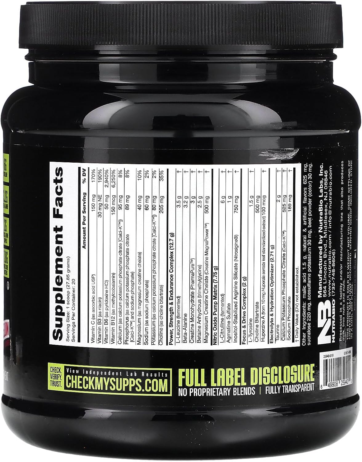 mens-nutrabio-stim-free-pre-workout-with-new-formula-for-laser-focus-and-extreme-pumps---10g-citrulline-beta-alanine-nitrates-nootropics-and-electrolytes---watermelon-flavor---20-servings-2