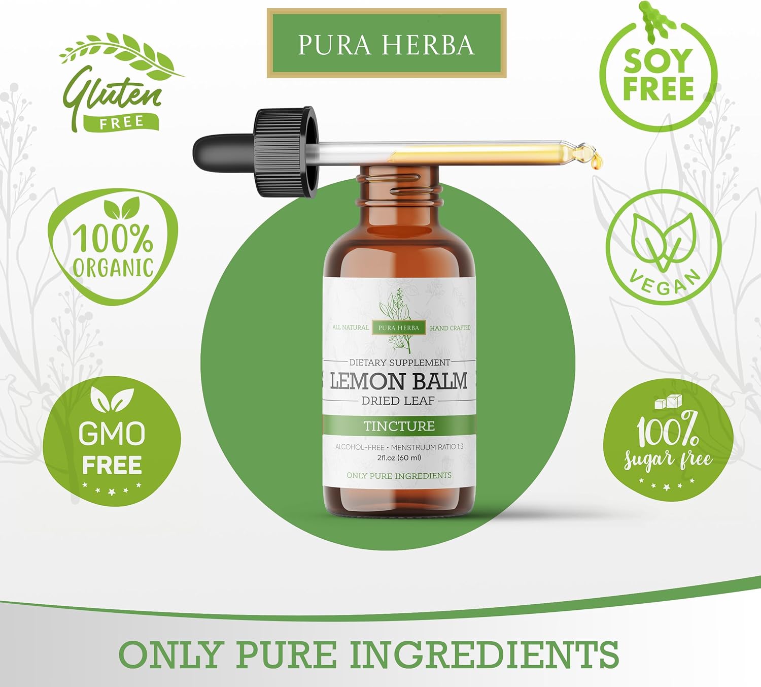 organic-lemon-balm-liquid-extract---alcohol-free-vegan-calming-relaxing-support-fast-absorbing-tincture---2-fl-oz-made-in-usa-2