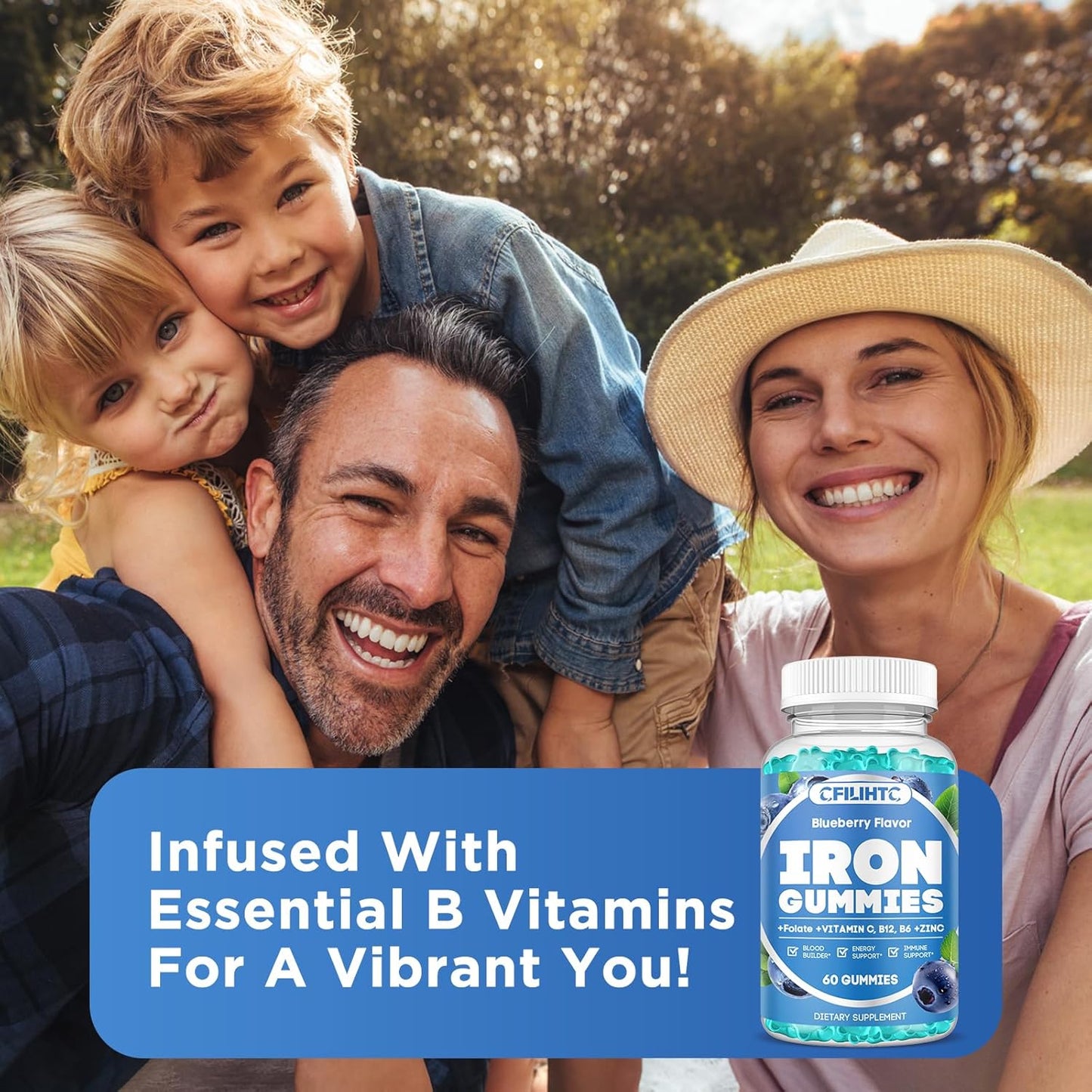 iron-gummies-with-vitamin-b6-b12-c-zinc-folate---adult-kids-iron-supplement-for-energy-boost-anemia-support---vegan-blueberry-gummies---60ct-6