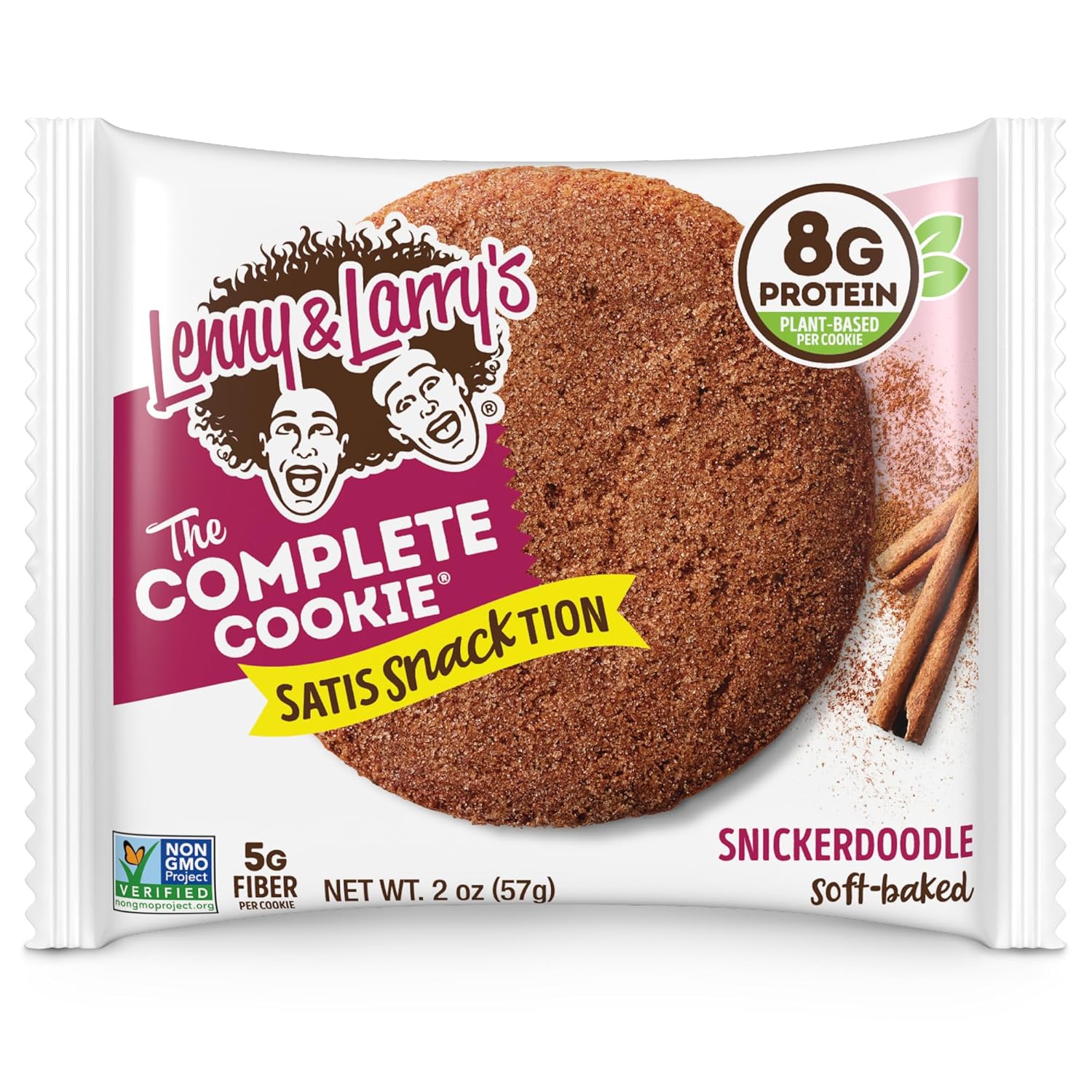 lenny-larrys-snickerdoodle-complete-cookie---soft-baked-8g-plant-protein-vegan-non-gmo---24-ounces-pack-of-12-3