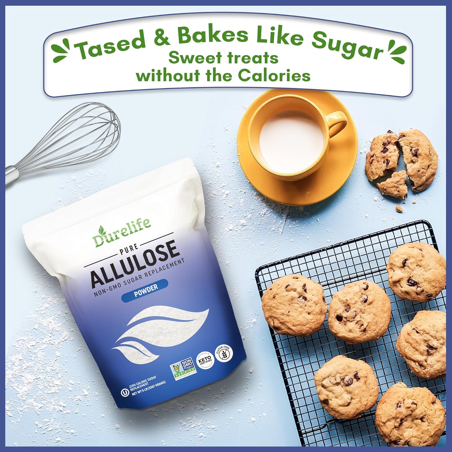 3-lb-durelife-allulose-sweetener---pure-powdered-sugar-substitute-non-gmo-keto-certified-ou-kosher-zero-calories---3-lbs-3