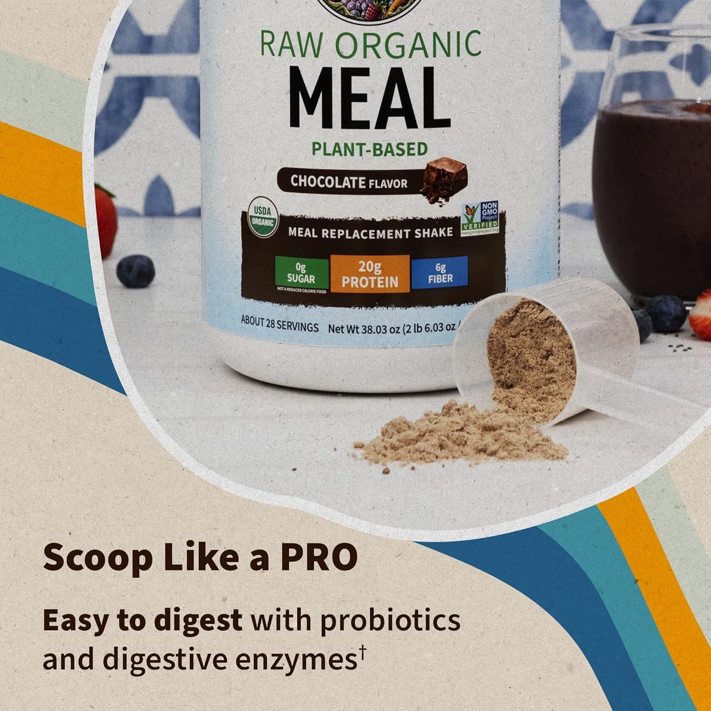 organic-chocolate-vegan-meal-replacement-shake-with-plant-based-protein-greens-and-probiotics---dairy-free-28-servings-5