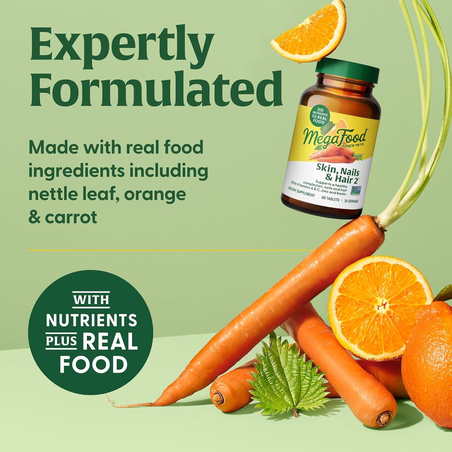 vegan-hair-skin-and-nails-vitamins-with-biotin-vitamin-a-c-e-and-zinc---supports-men-and-women---non-gmo---60-tablets-30-servings-5
