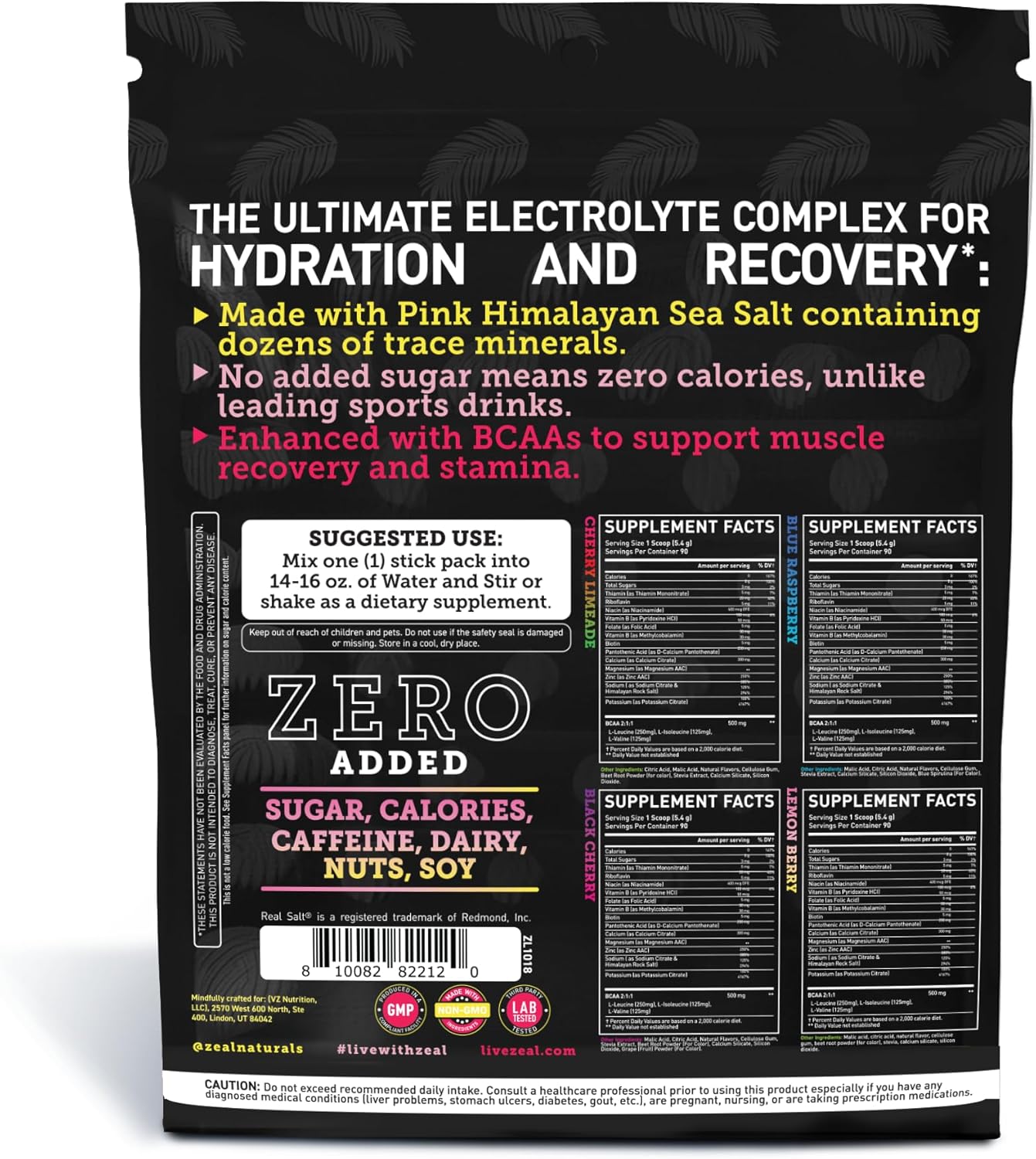 zeal-naturals-electrolyte-powder-stick-packs-variety-pack---20-packets-zero-sugar-bcaas-b-vitamins---hydration-supplement-with-potassium-zinc-magnesium---keto-friendly-electrolytes-3